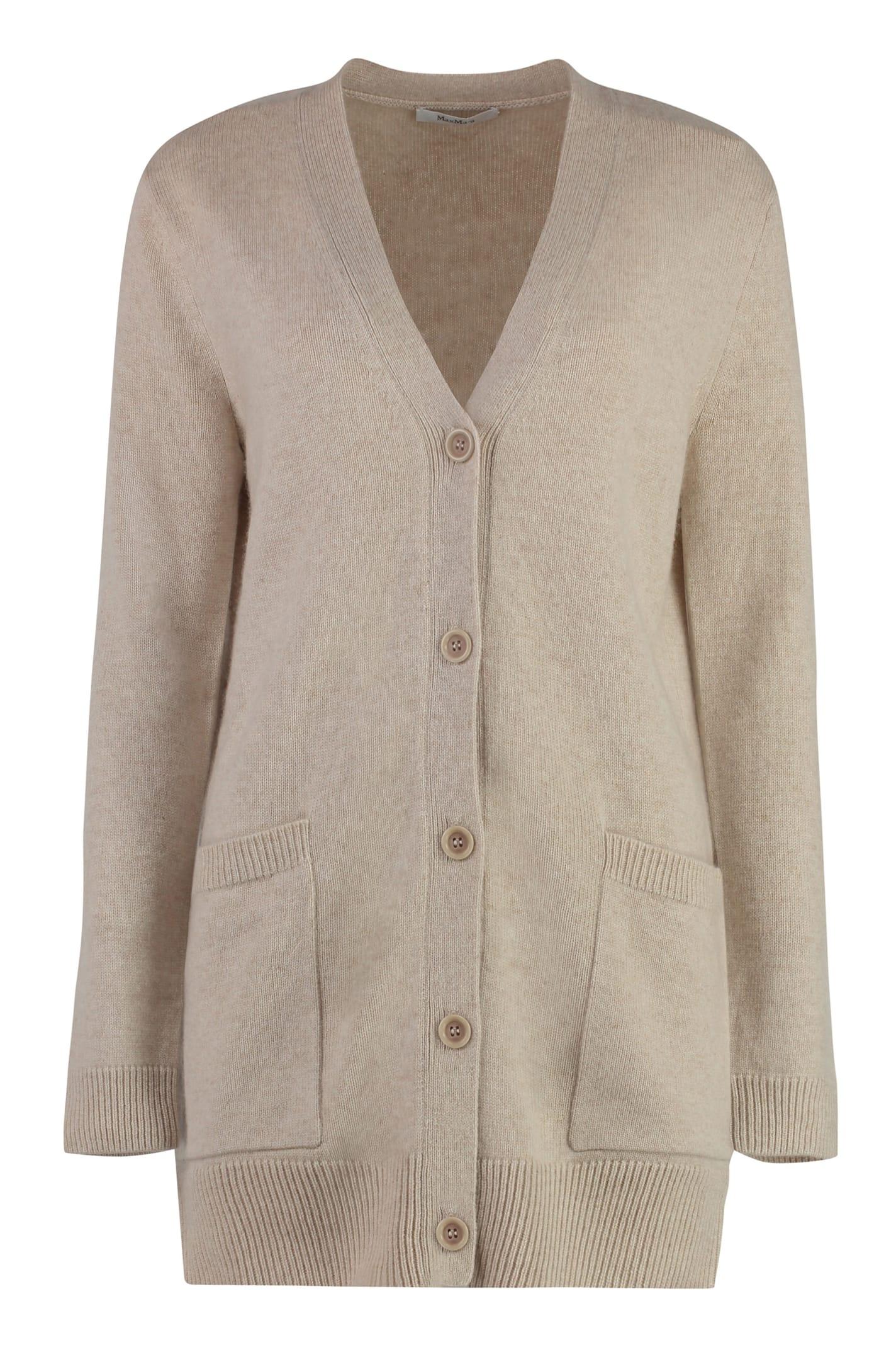 Max Mara Villar Wool And Cashmere Cardigan
