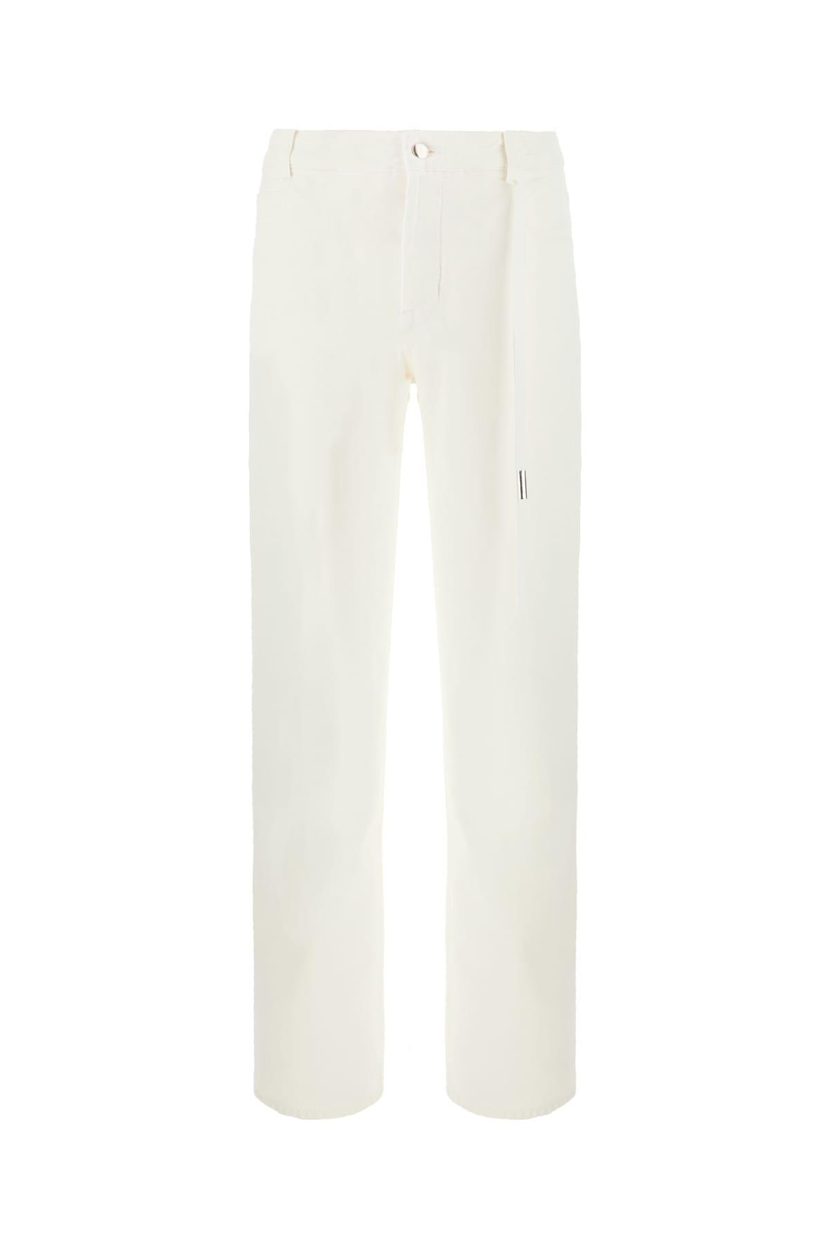 Ann Demeulemeester Ivory Denim Jeans