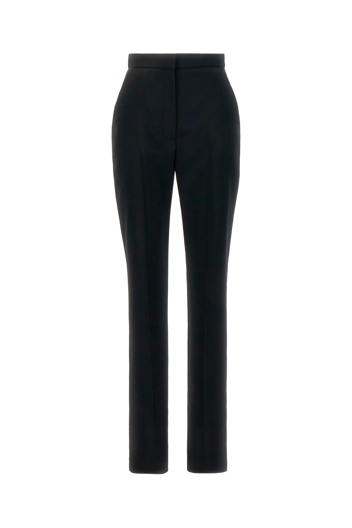 Alexander McQueen Black Wool Pant