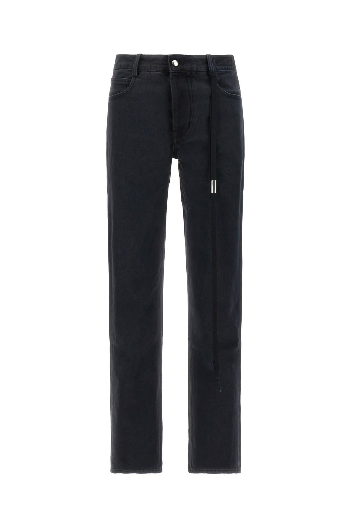 Ann Demeulemeester Black Denim Jeans