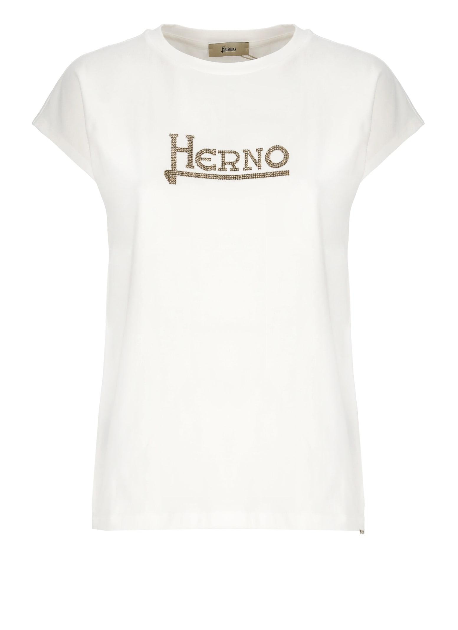 Herno Logo Cotton T-shirt