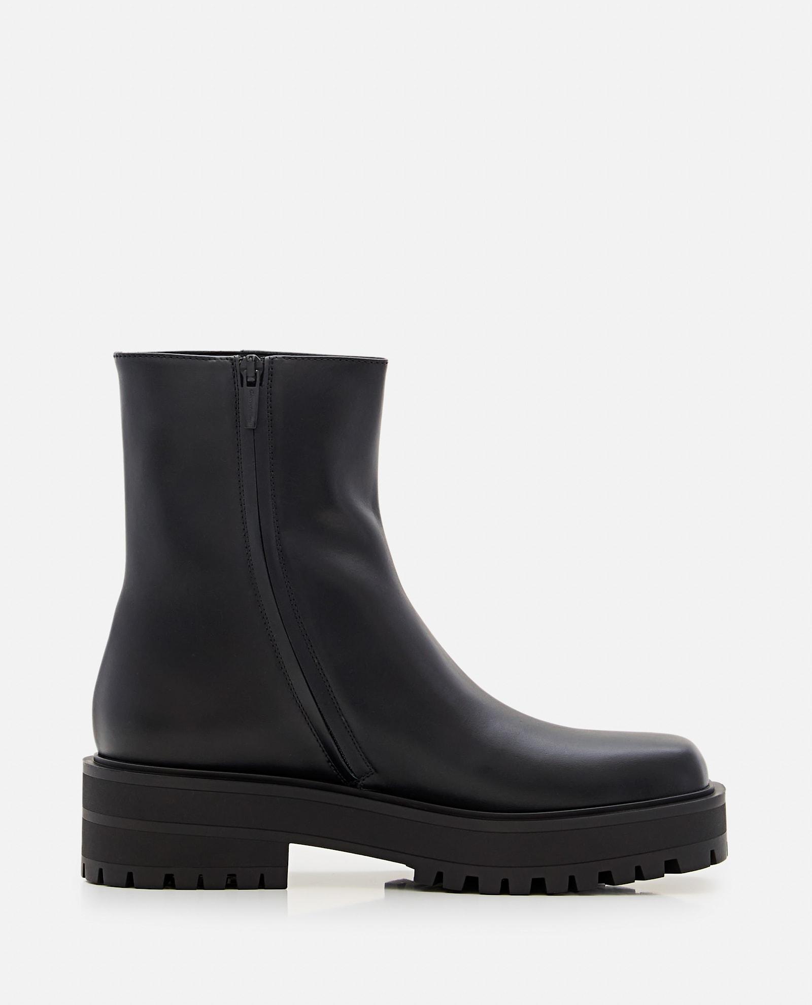 Gianvito Rossi Leather Combat Boots