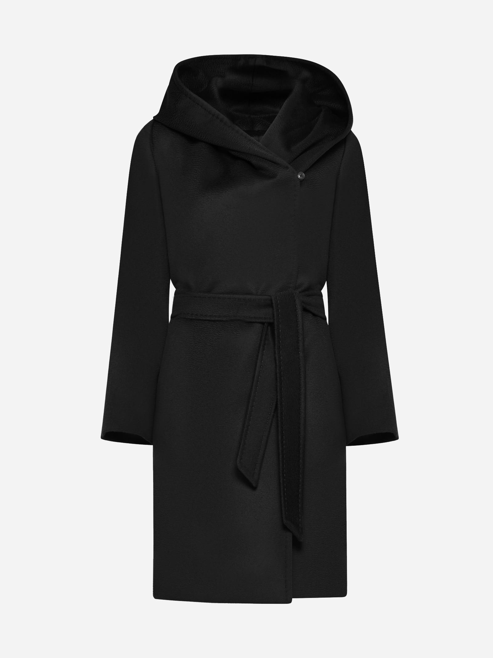 Newmang Hooded Wool Coat Max Mara Studio