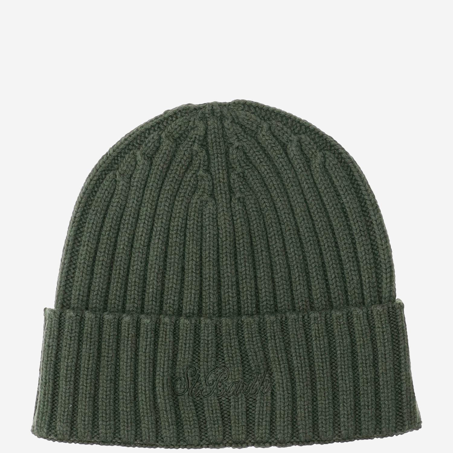 MC2 Saint Barth Wool Blend Beanie With Logo