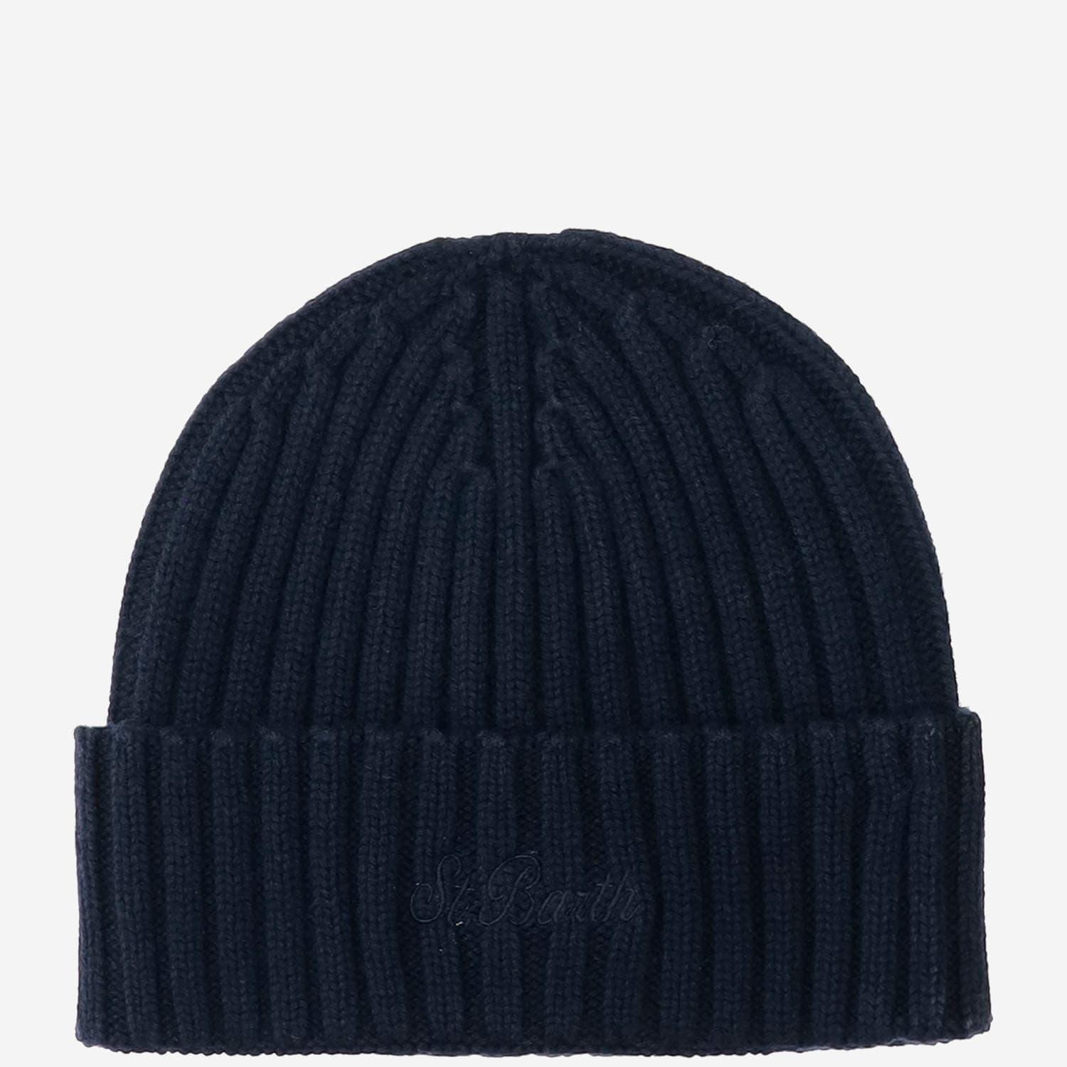 MC2 Saint Barth Wool Blend Beanie With Logo