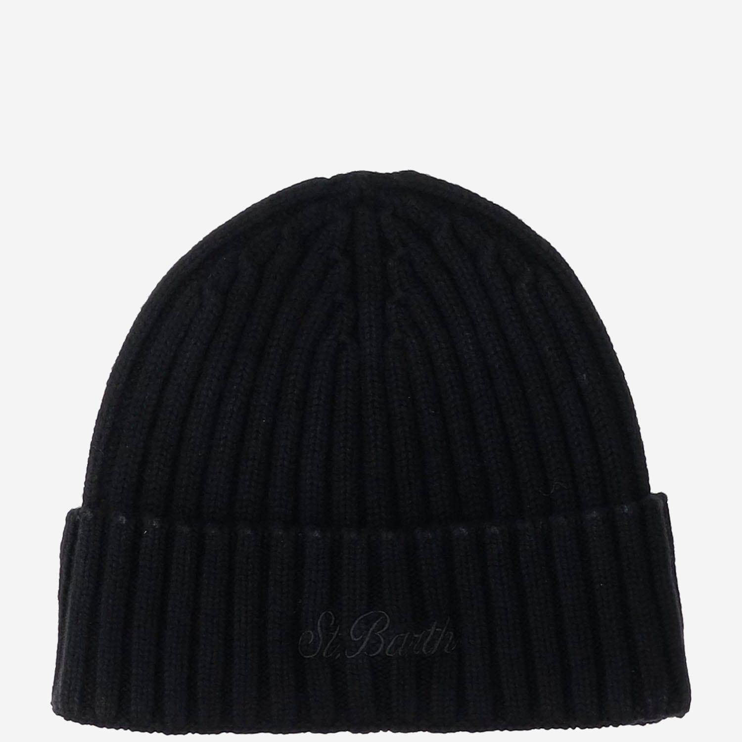MC2 Saint Barth Wool Blend Beanie With Logo