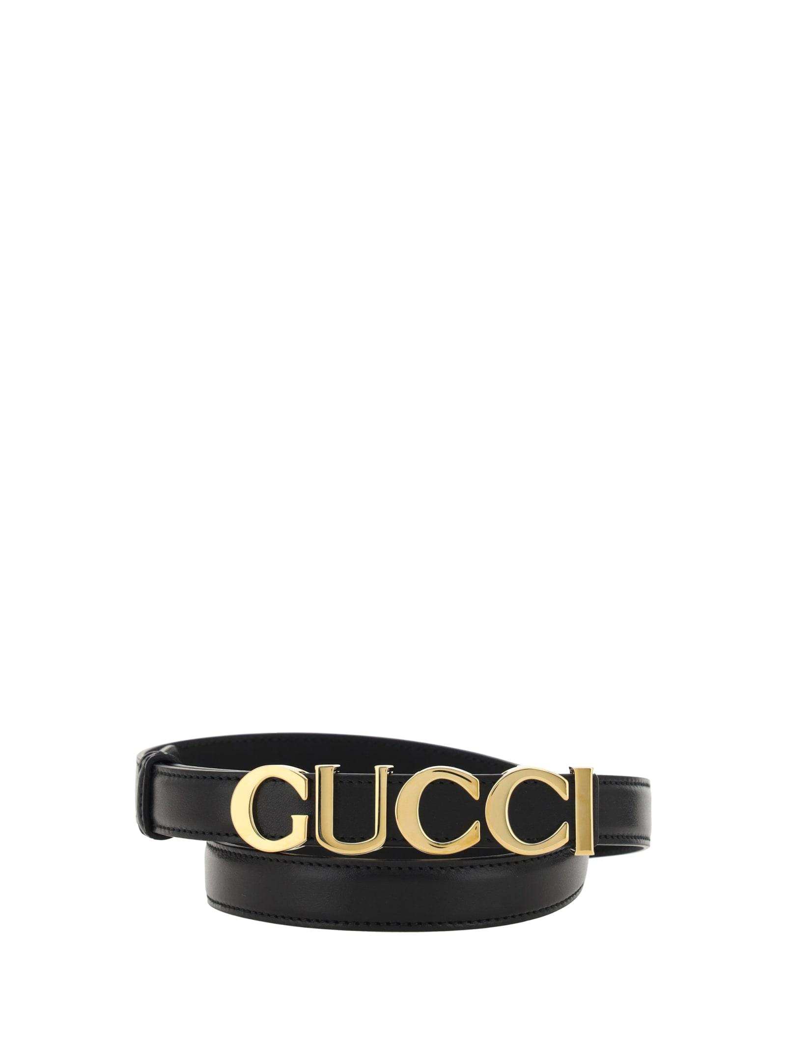 Gucci Buckle Belt in Black