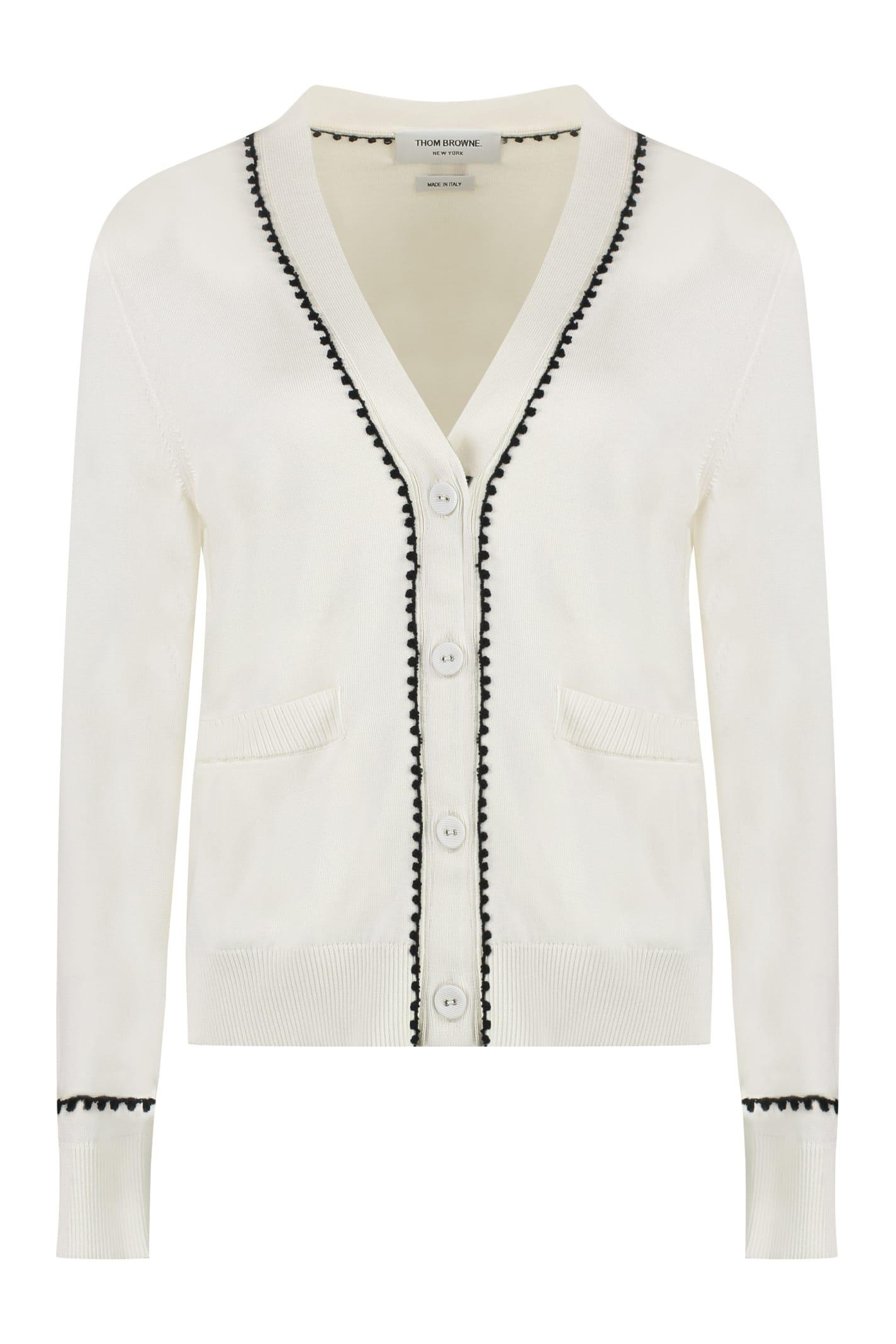Thom Browne Women's Cardigan In Silk And Cotton