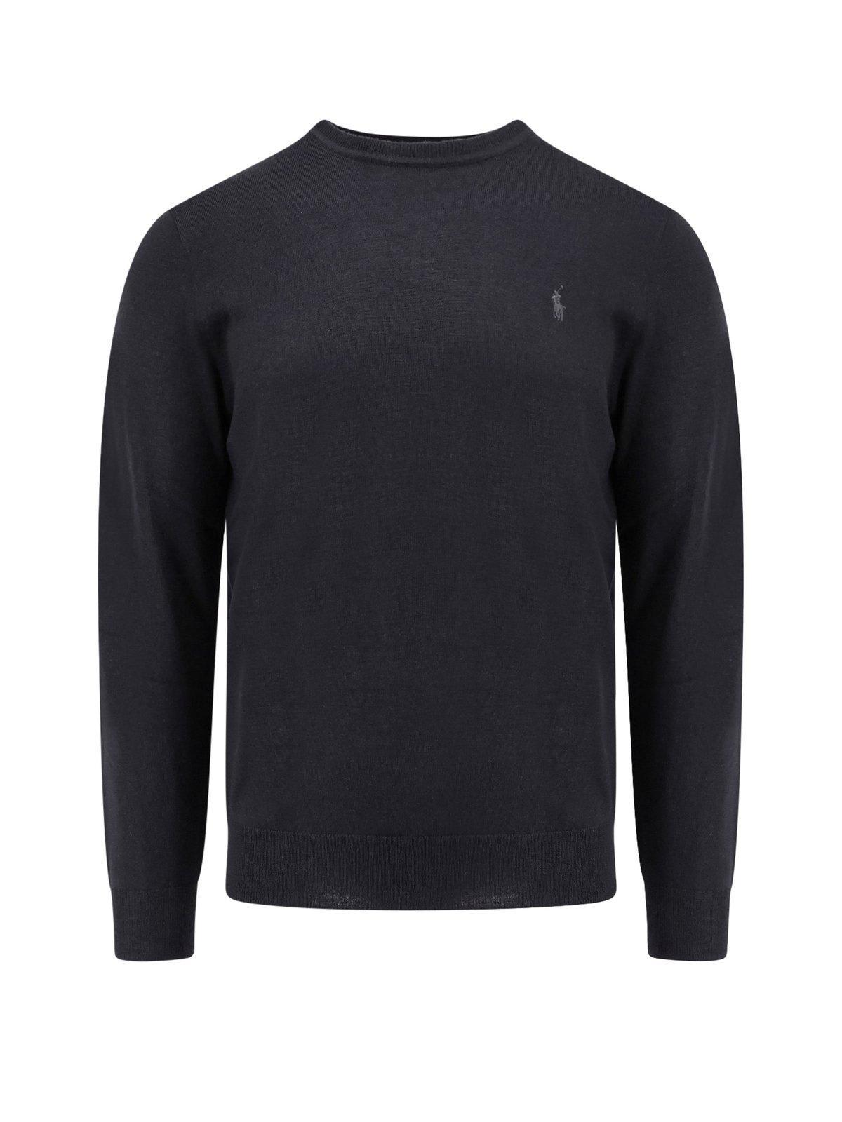 Polo Ralph Lauren Logo Embroidered Crewneck Jumper