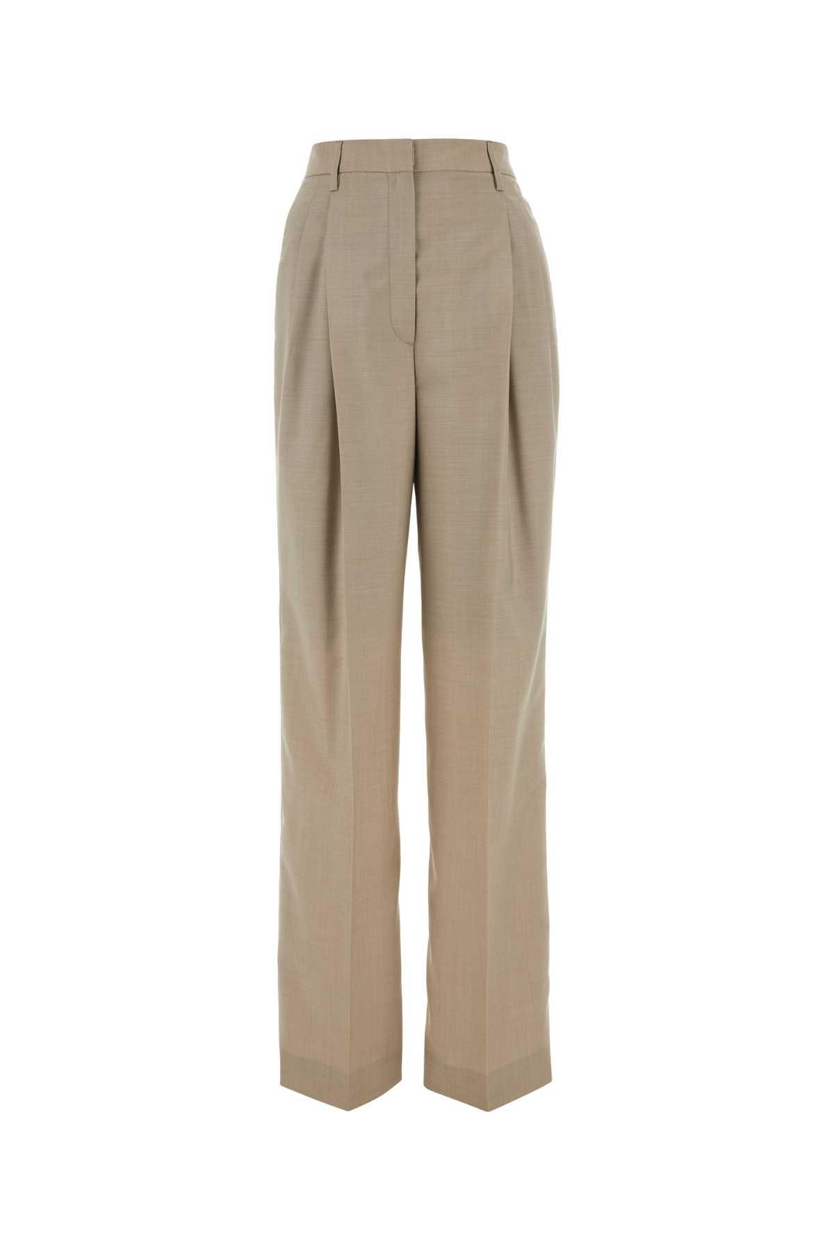 Prada Sand Wool Blend Pant