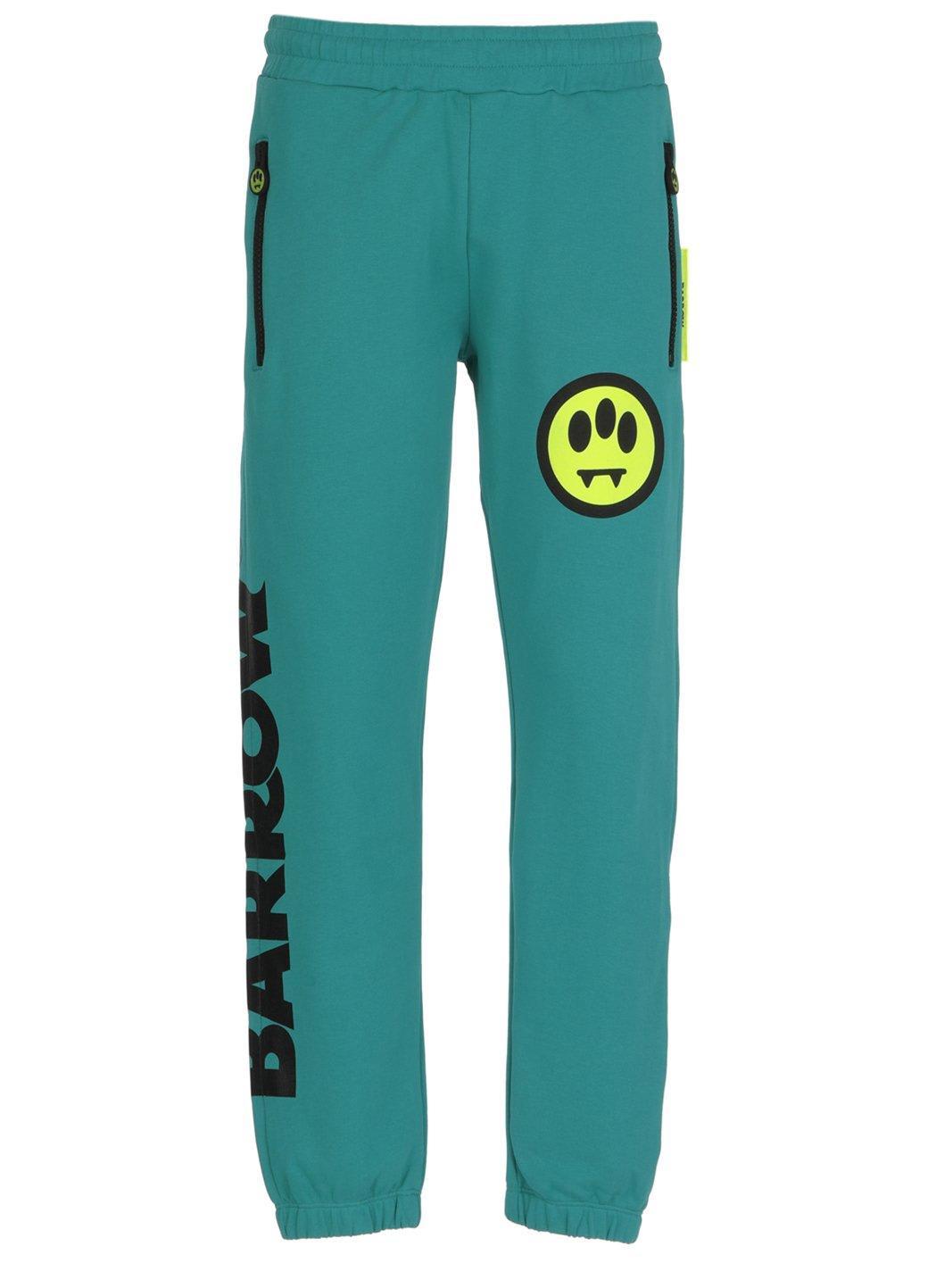 Barrow Logo Printed Drawstring Sweatpants