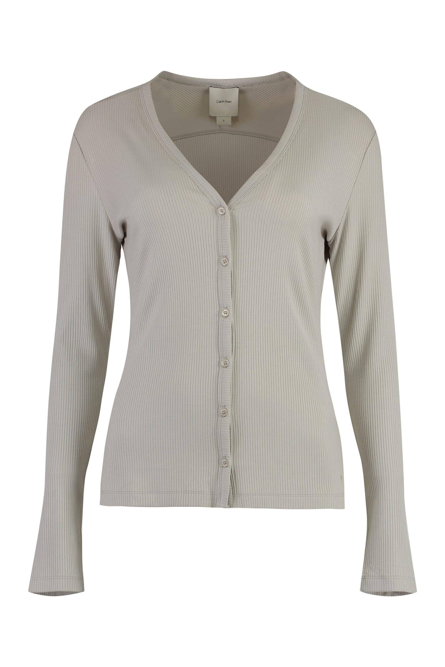 Calvin Klein Ribbed Cardigan