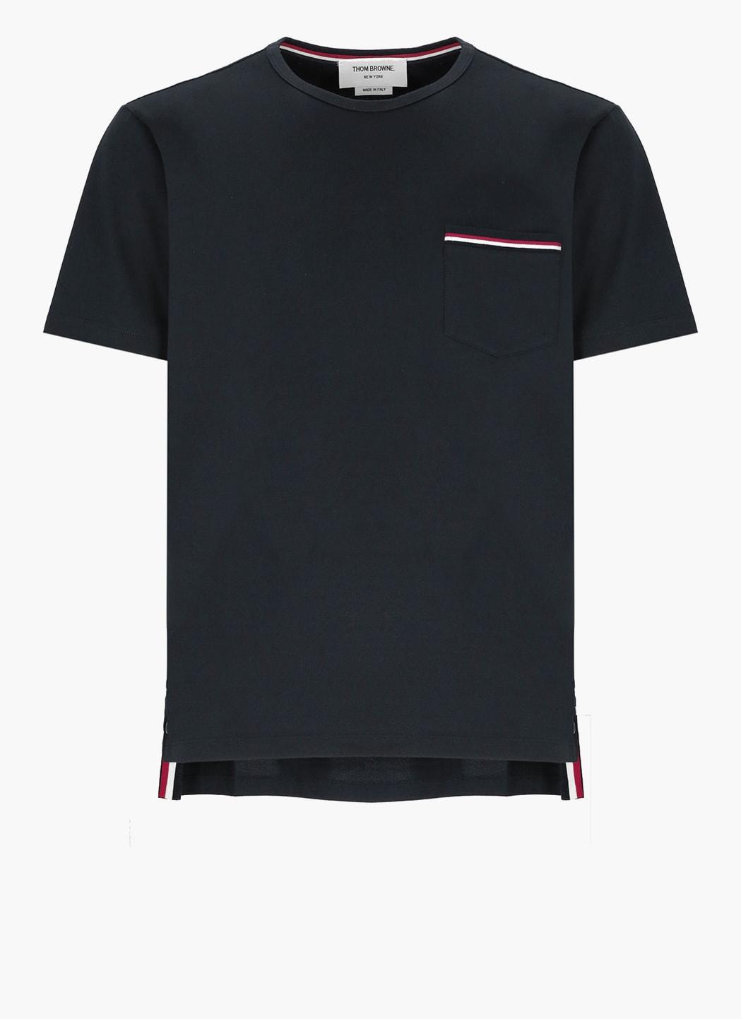 Thom Browne Navy Cotton T-shirt