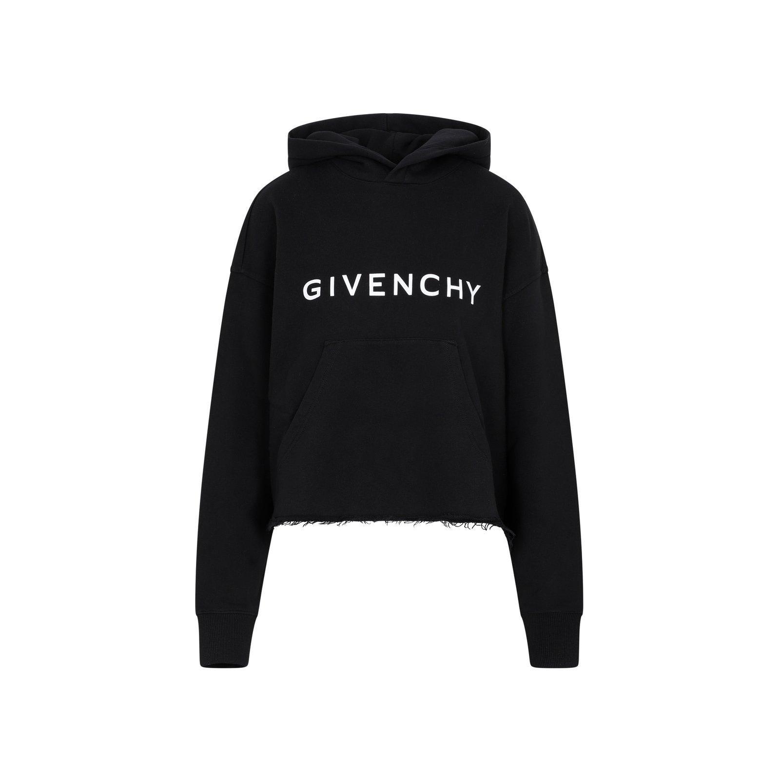 Givenchy Women's Sweatshirts and Cropped Hoodies in Black