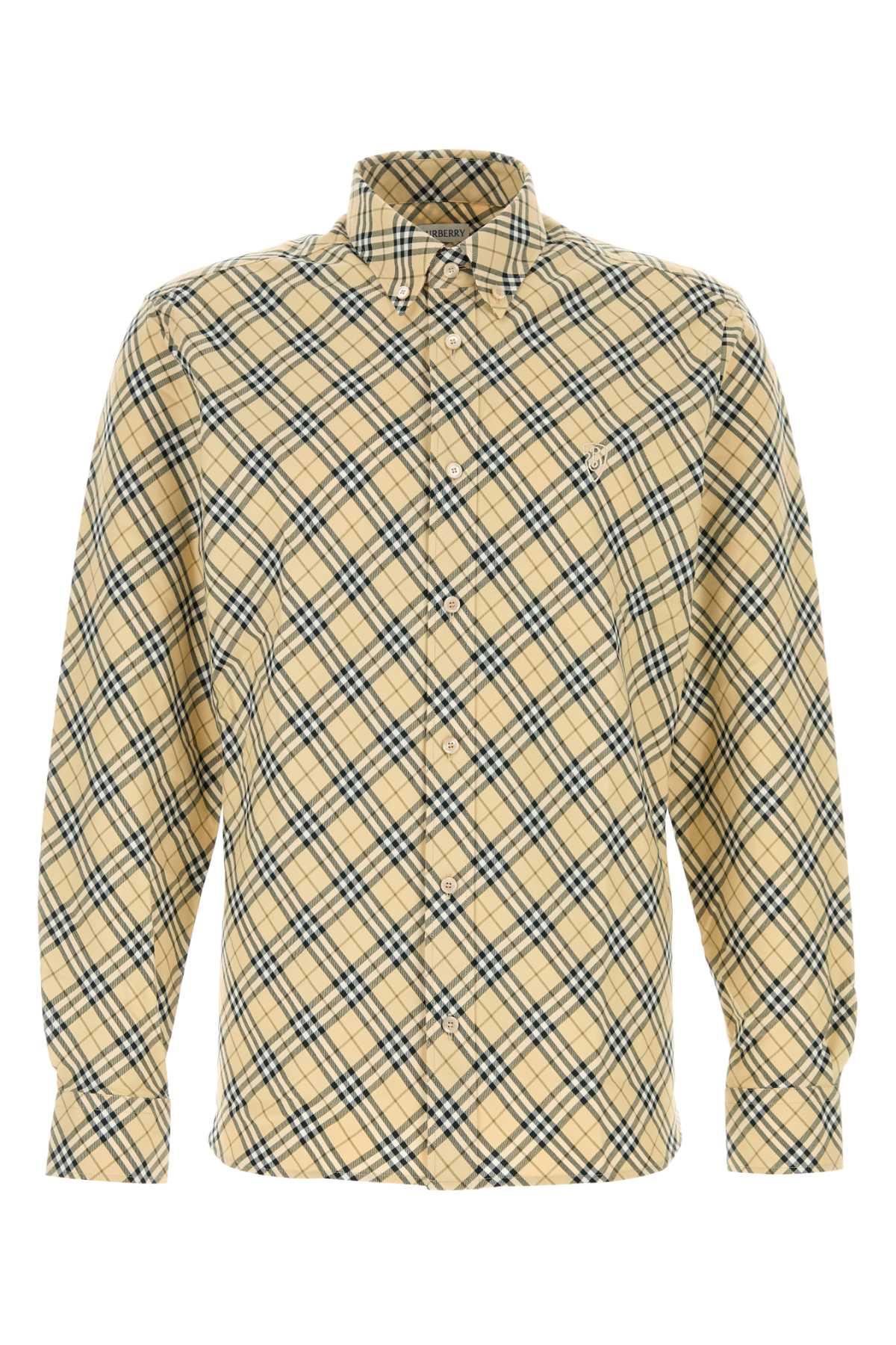 Burberry Embroidered Cotton Shirt