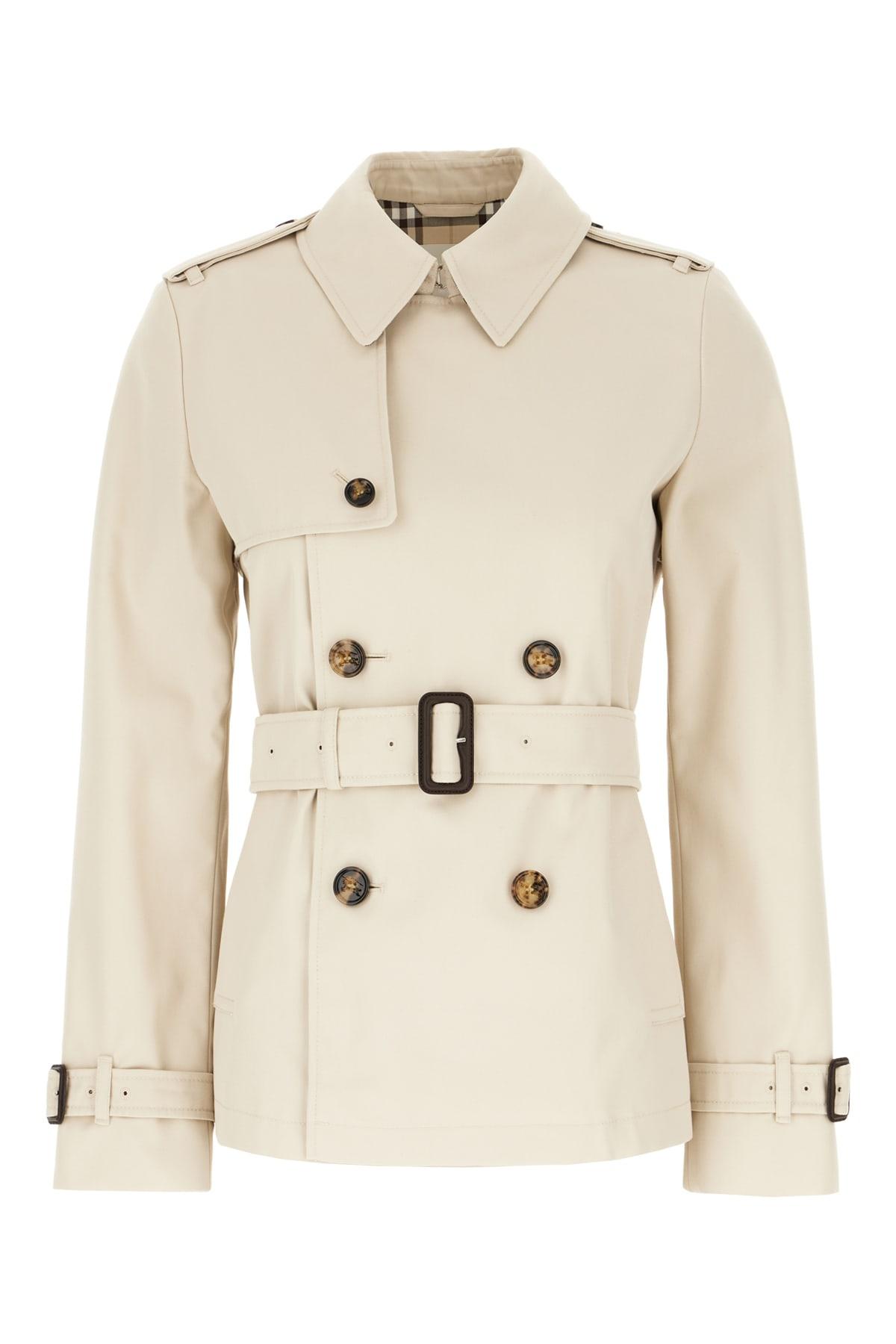 Burberry Women's Stylish Jacket With Durable Blend in Beige