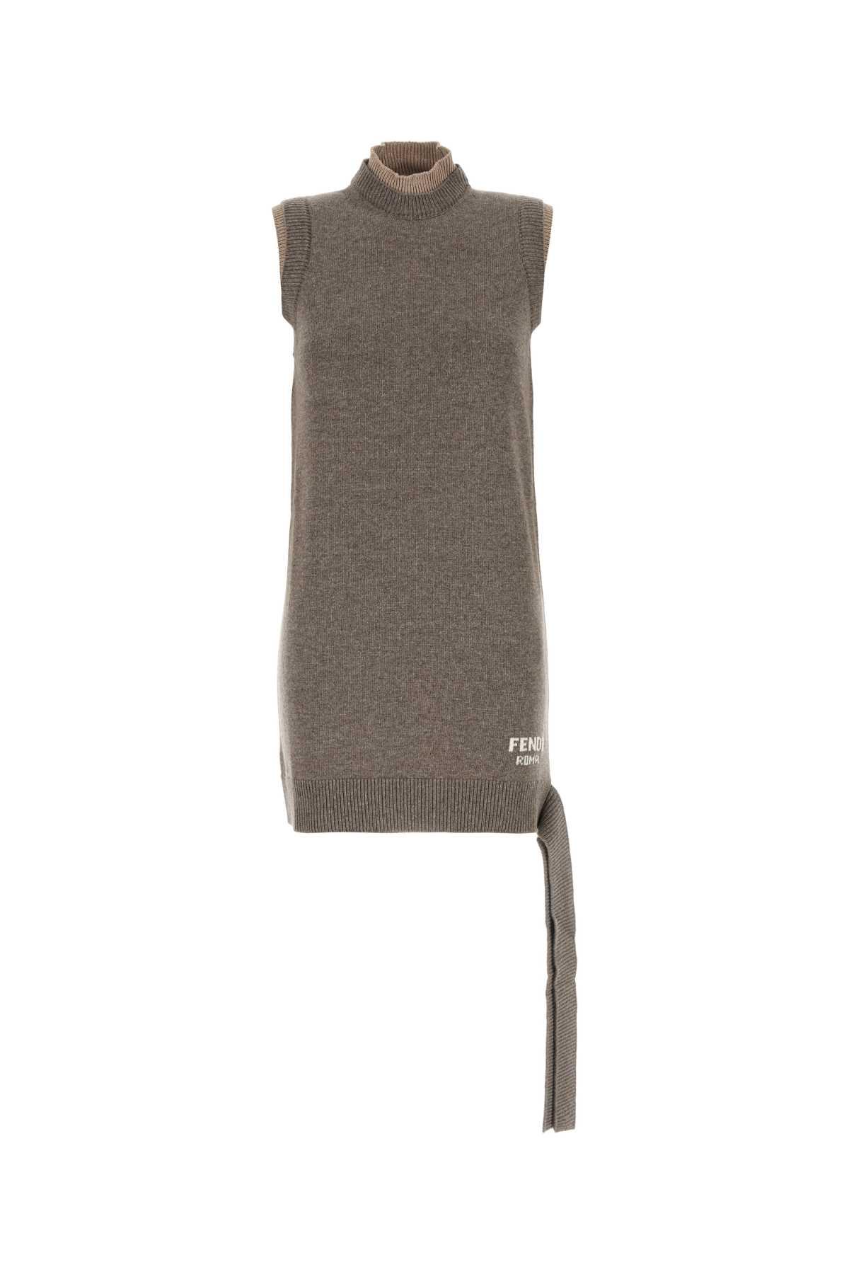 Fendi Women's Wool and Cashmere Dress