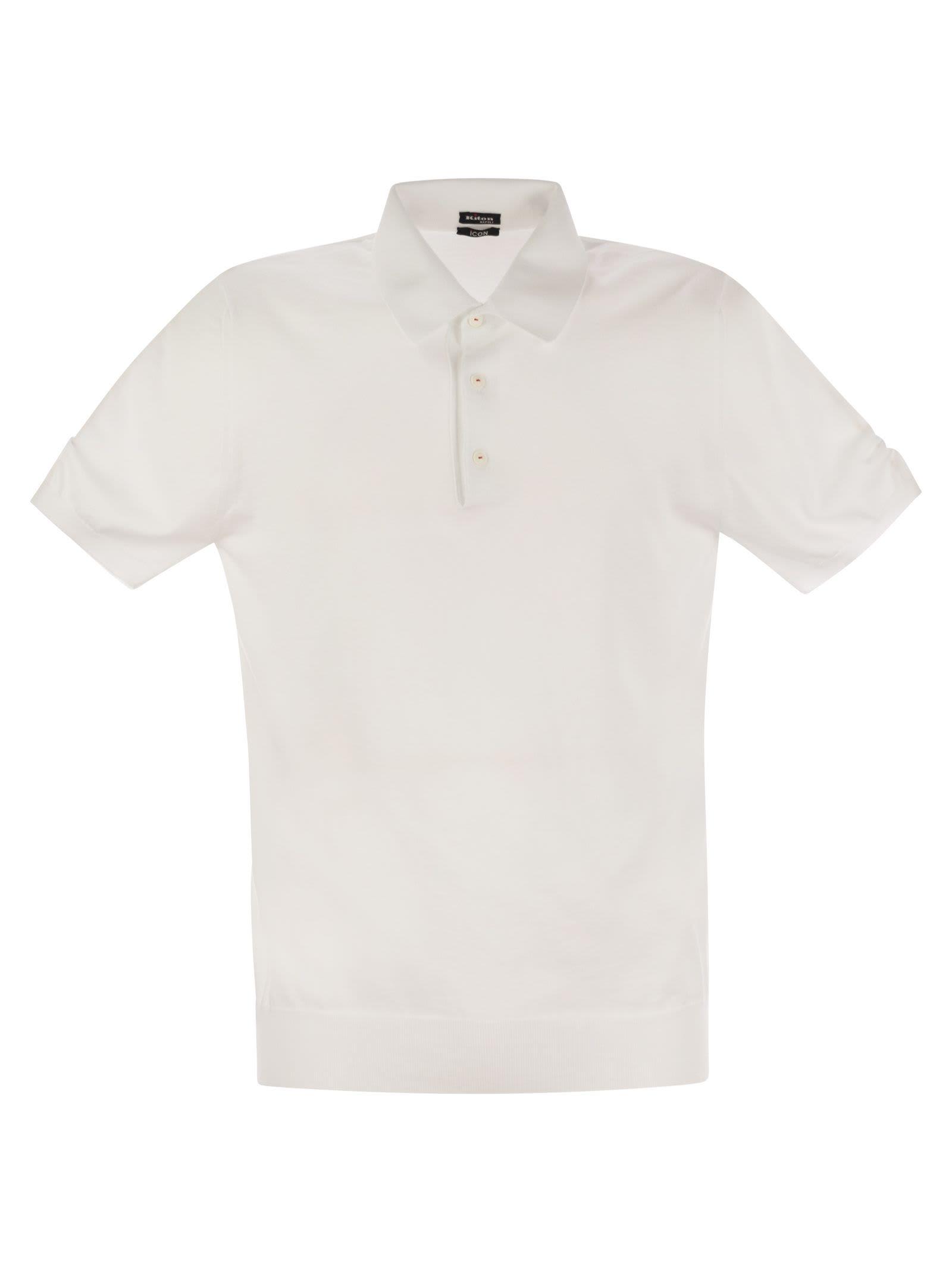 Kiton Short-sleeved Cotton Polo Shirt