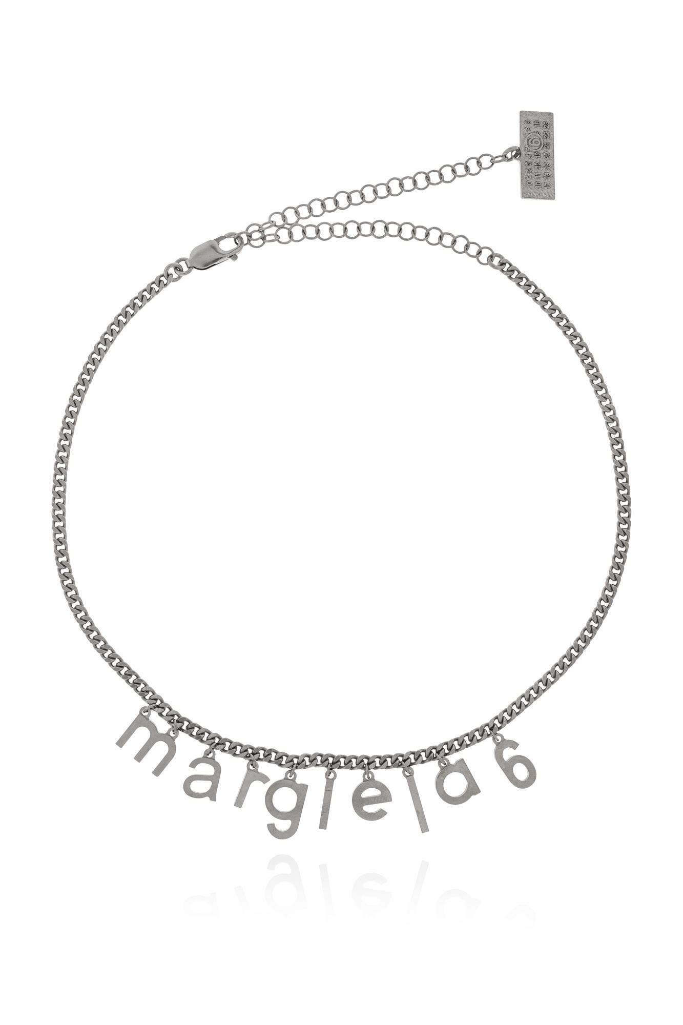 Mm6 Maison Margiela Necklace With Logo