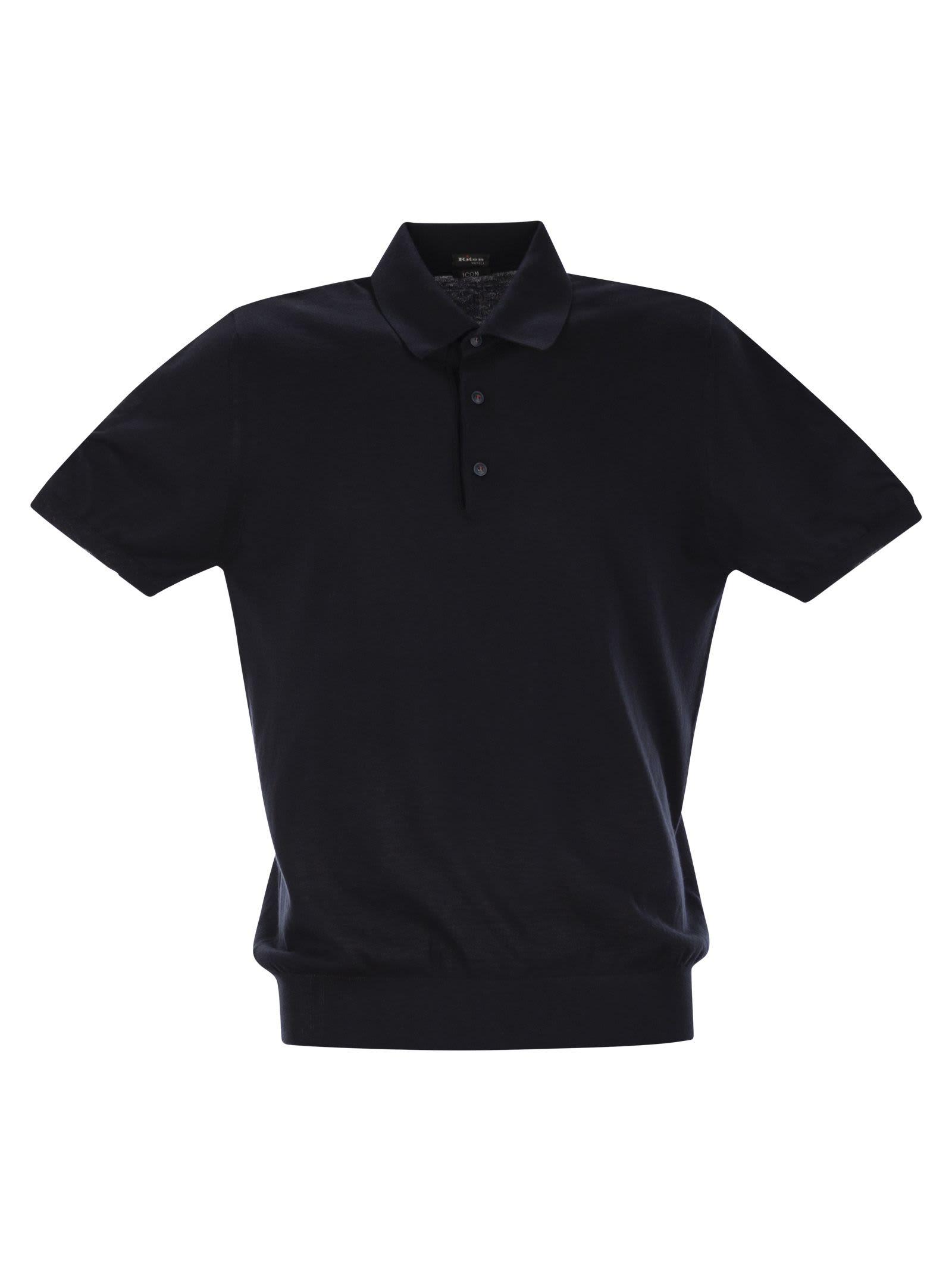 Kiton Short-sleeved Cotton Polo Shirt