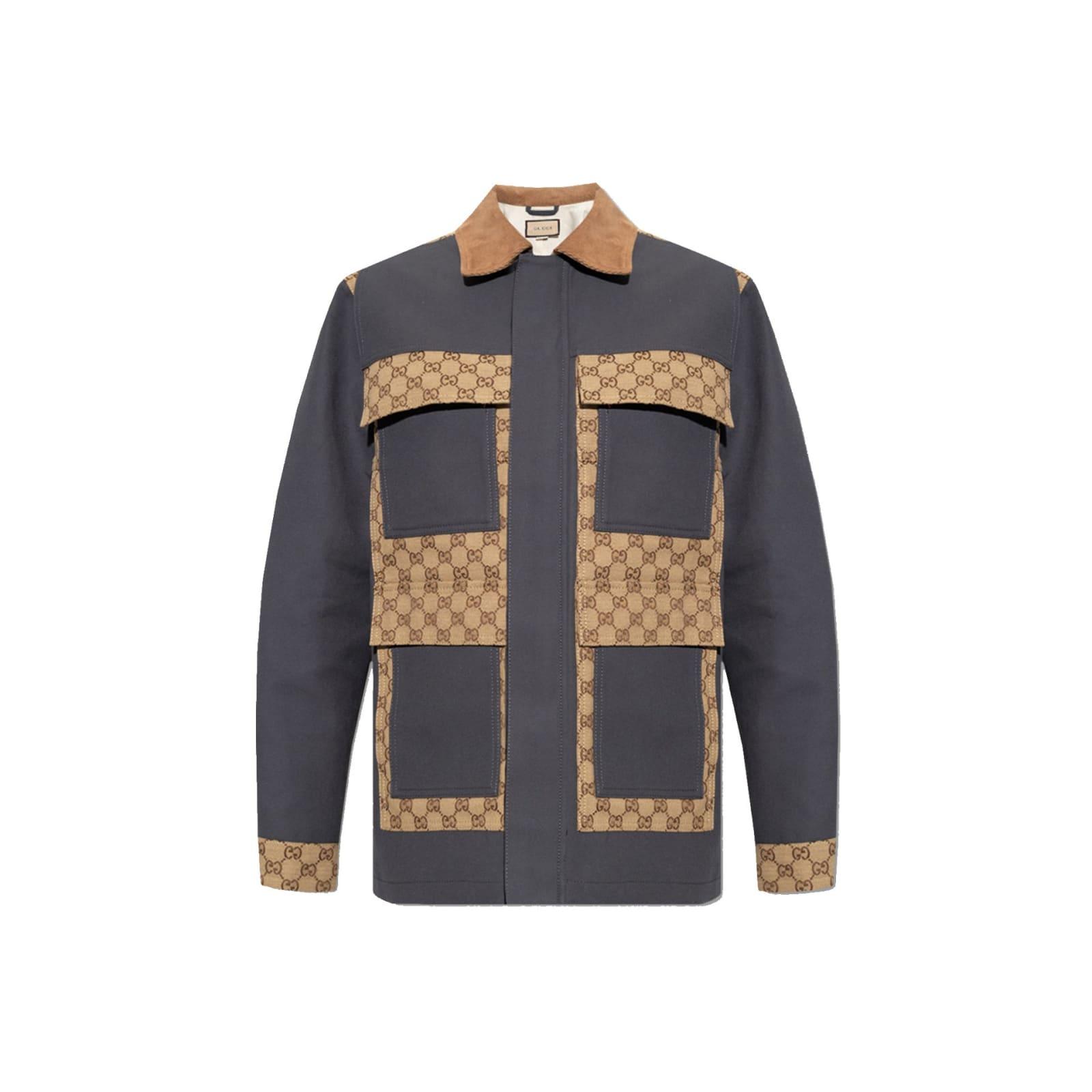 Gucci Gg Supreme Cotton Jacket