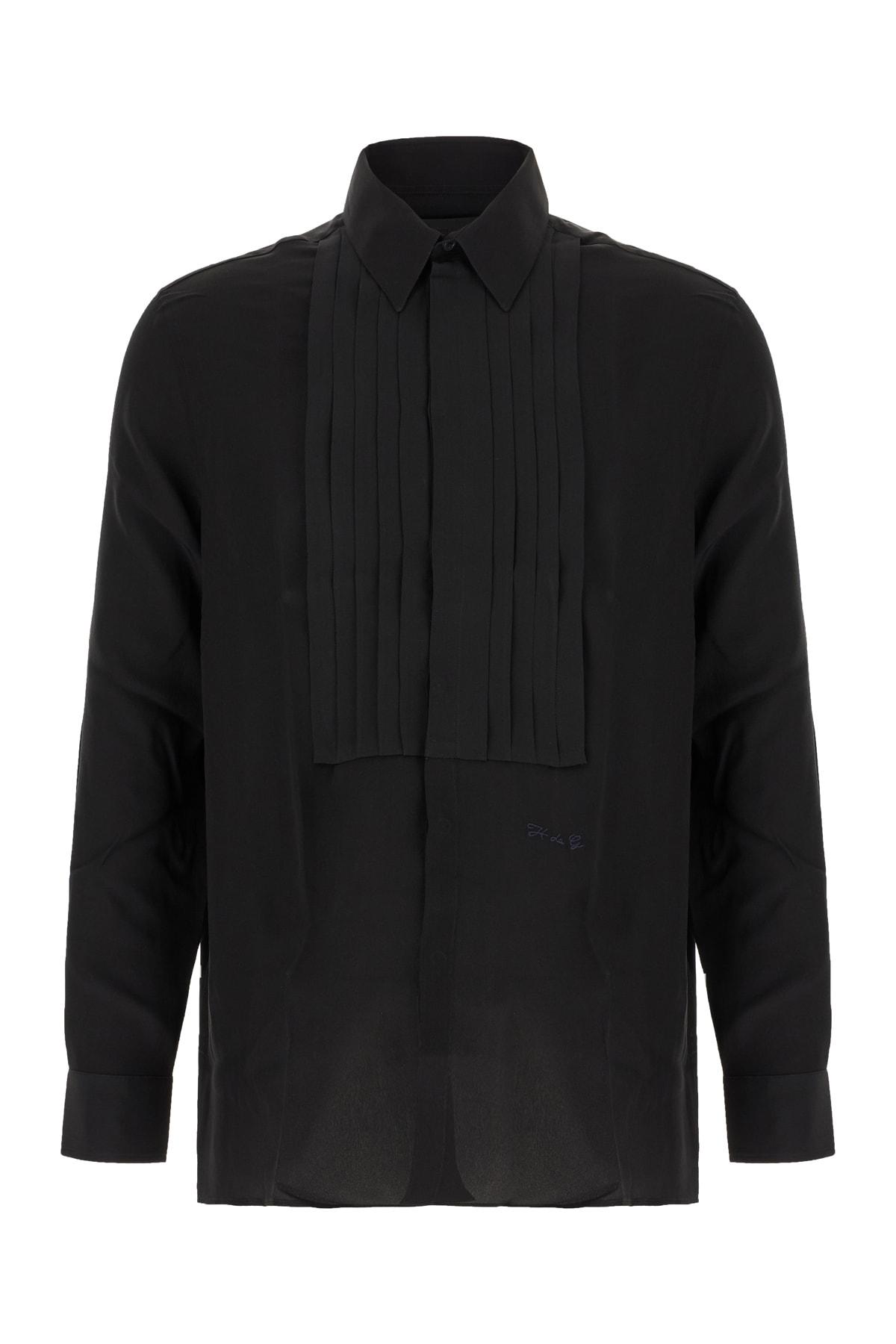Givenchy Black Silk Shirt