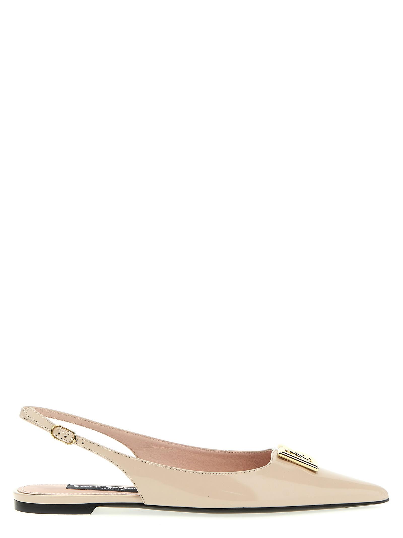 Dolce & Gabbana Leather Slingback Pumps