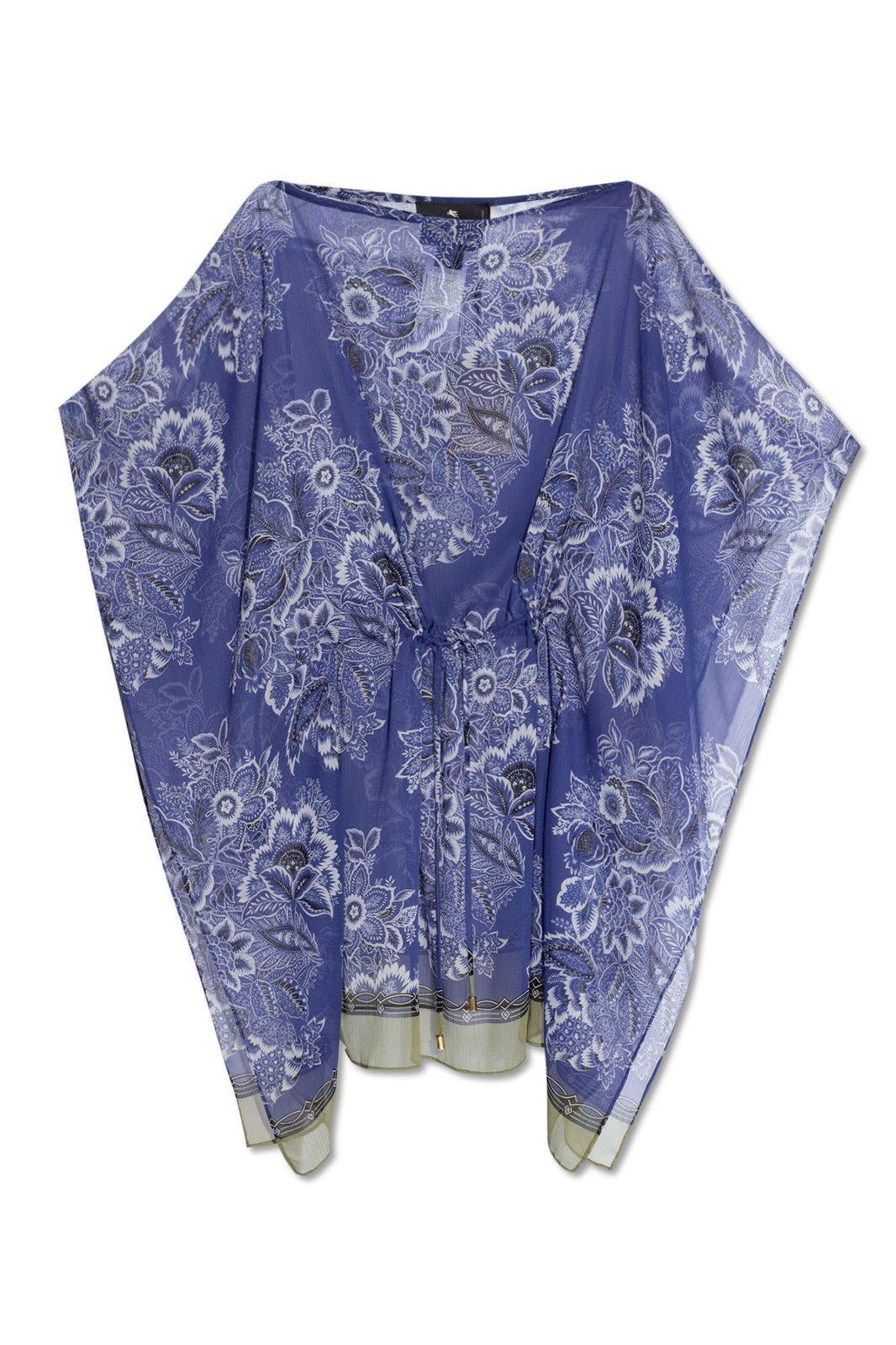 Etro Floral Printed Kaftan Dress