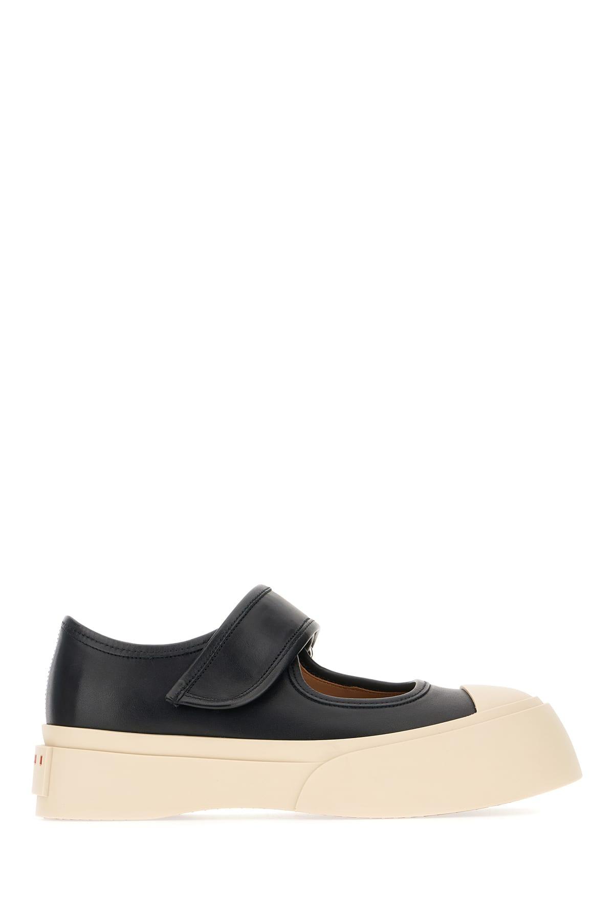 Marni Mary Jane Low-Top Sneakers Black