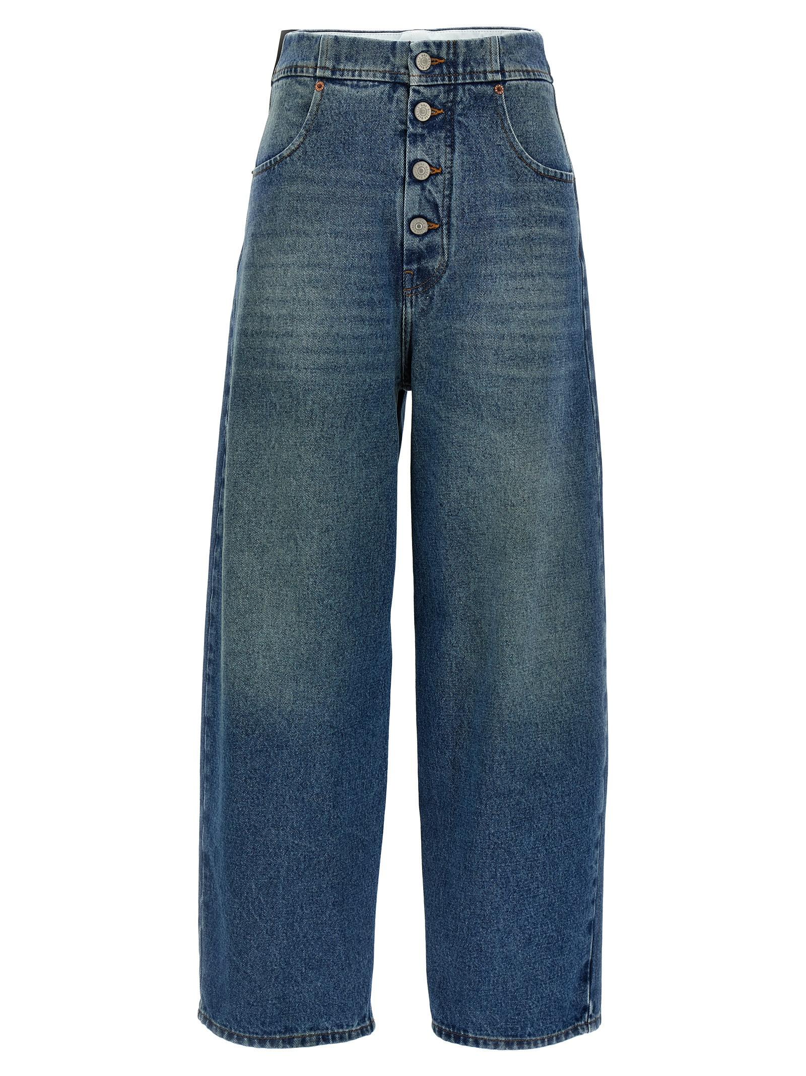 MM6 Maison Margiela 5 Pockets Pants in Medium Blue