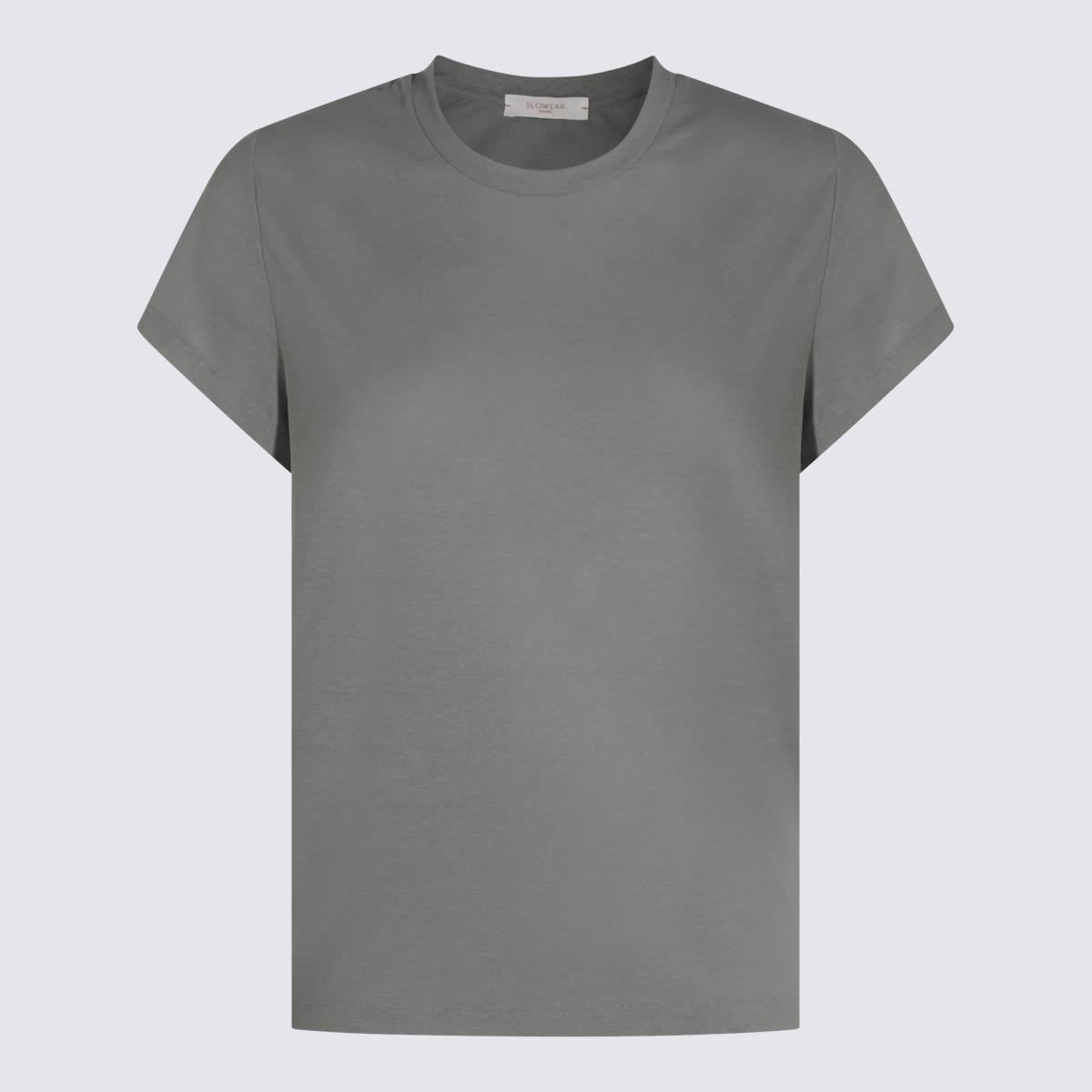 Zanone Grey Cotton T-shirt