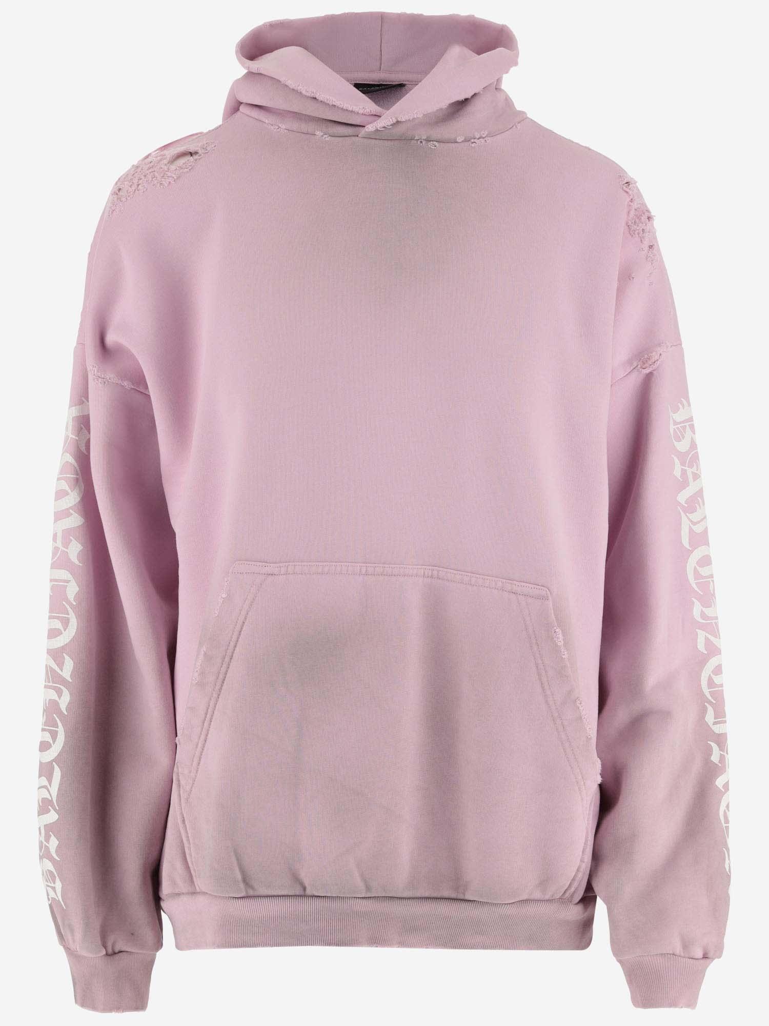 Balenciaga Cotton Hoodie With Logo