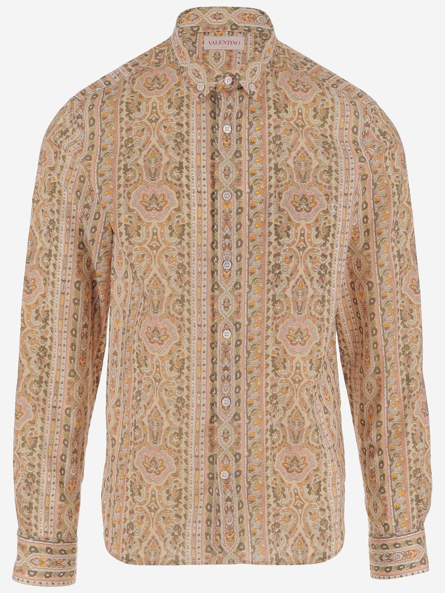 Valentino Garavani Women's Cotton Shirt With Graphic Pattern
