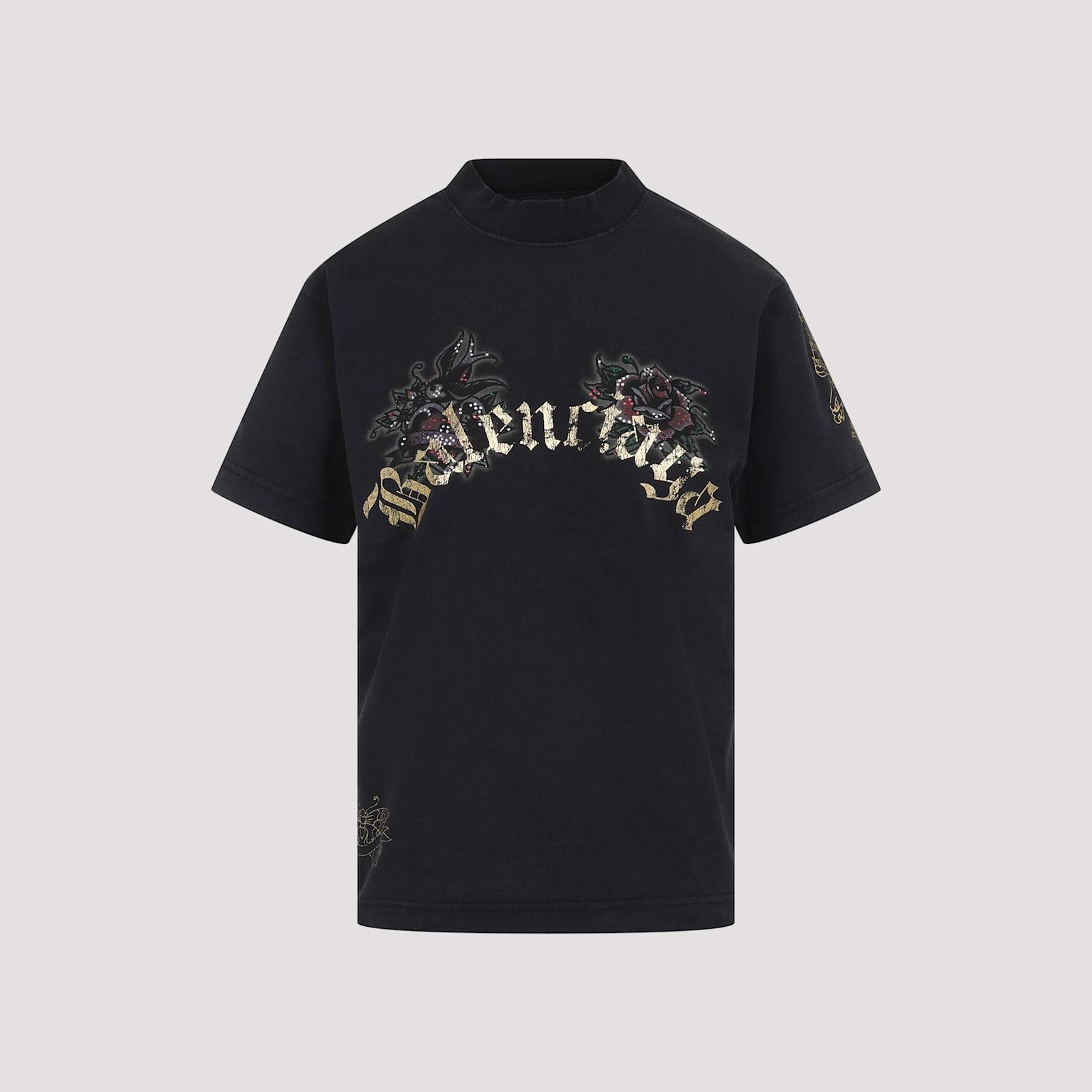 Balenciaga Women's Fit T-Shirt in Black