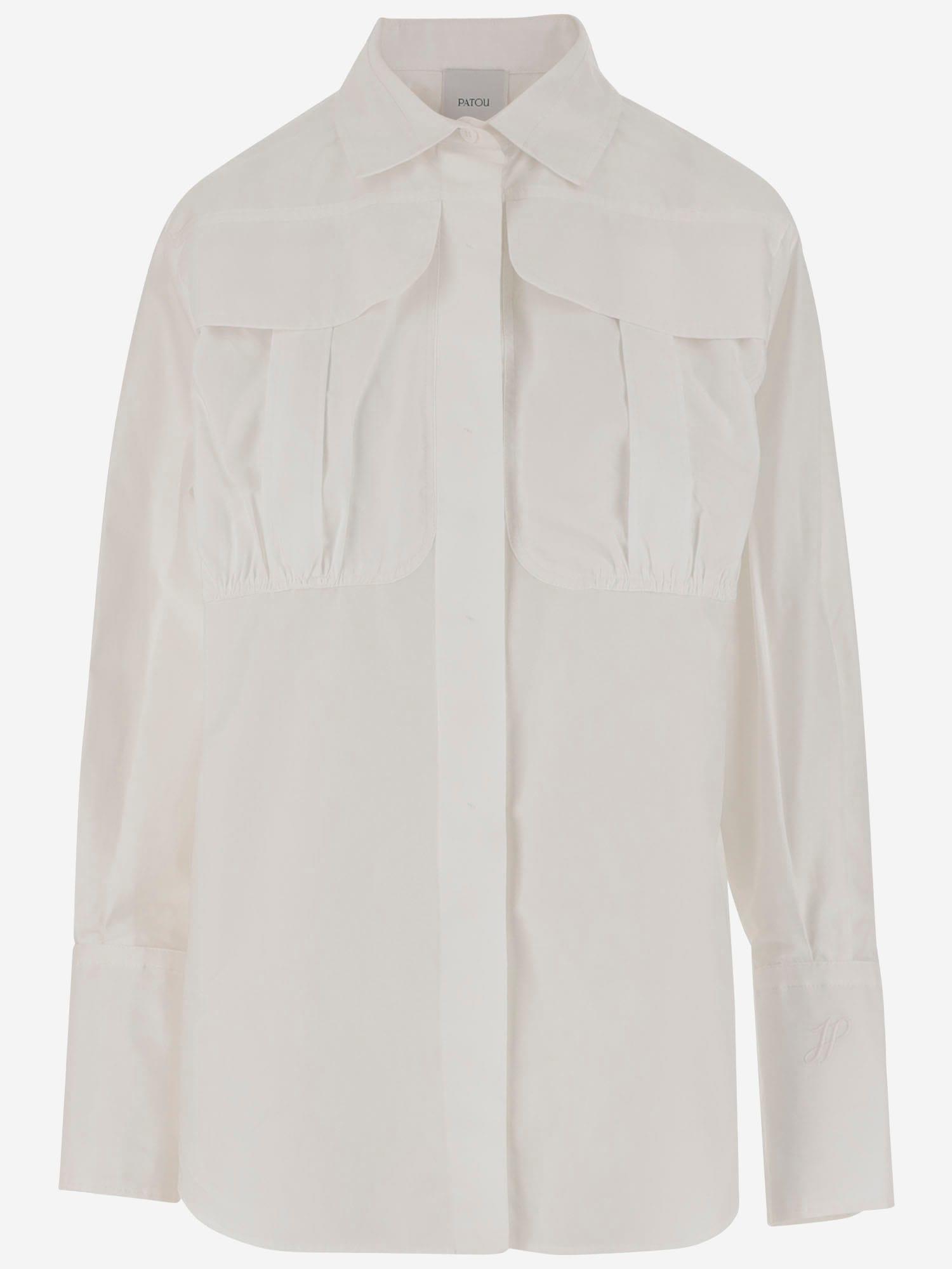 Patou Cotton Shirt With Maxi Pockets