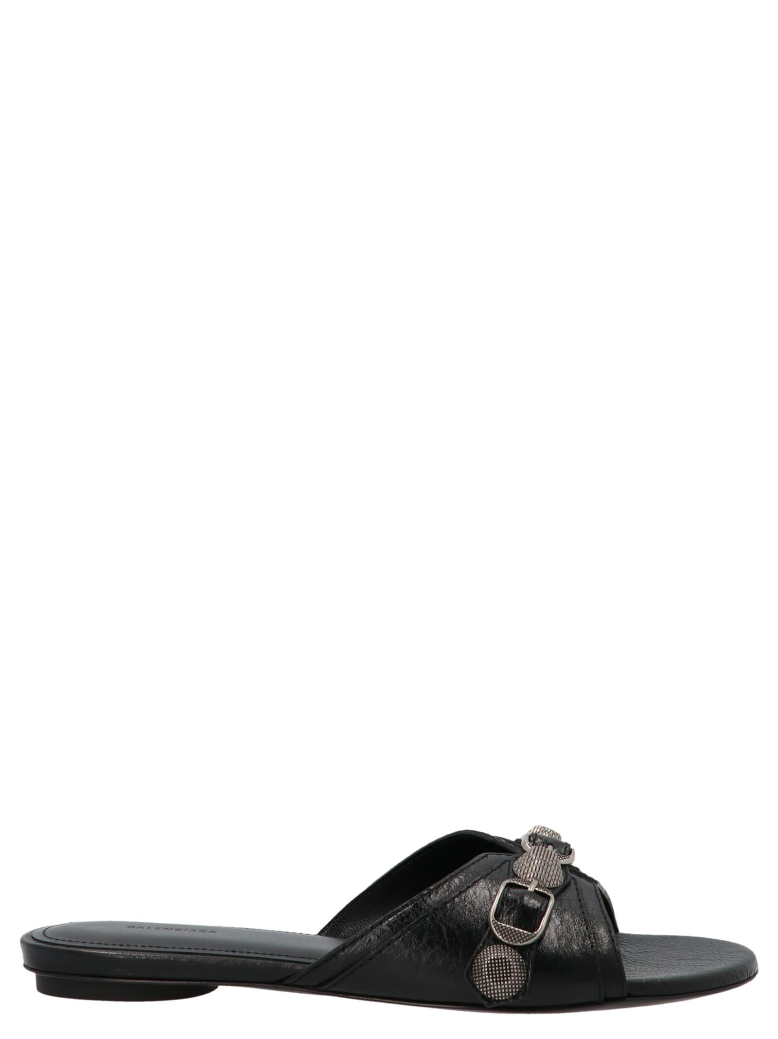 Balenciaga Cagole Sandal Black