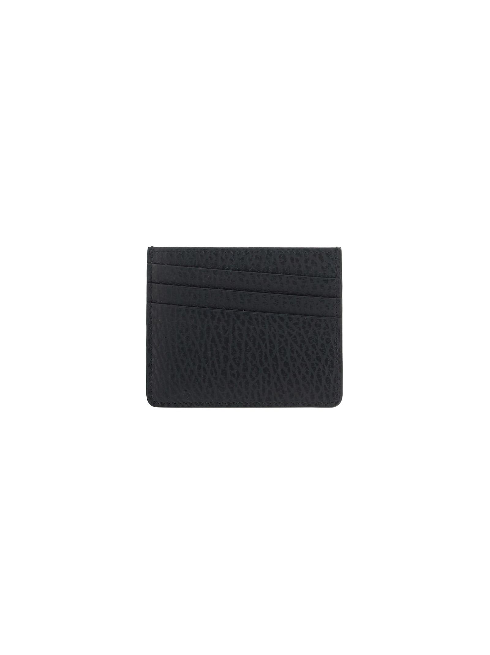 Maison Margiela Leather Card Holders in Black