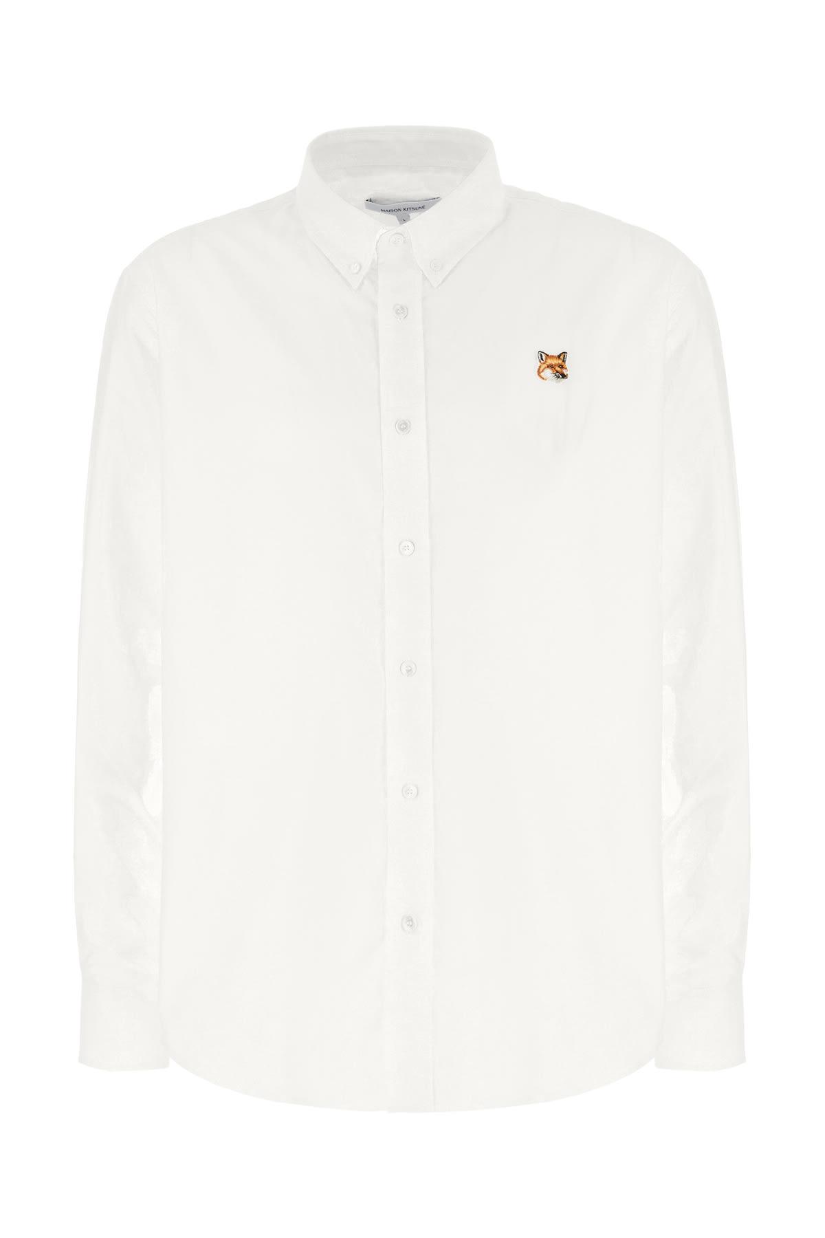 Maison Kitsuné White Poplin Shirt