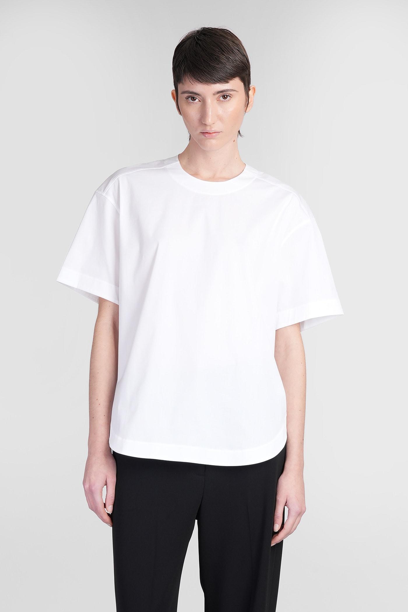 THEORY Blouse in White Cotton