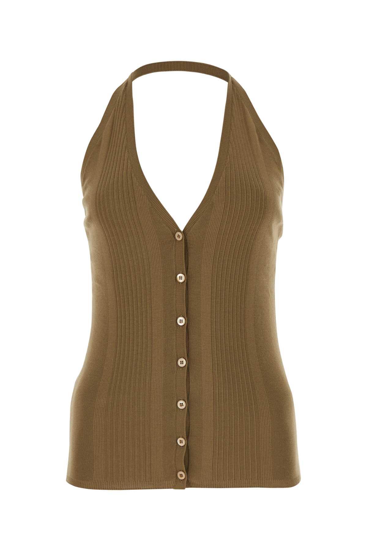 Prada Biscuit Cotton Top
