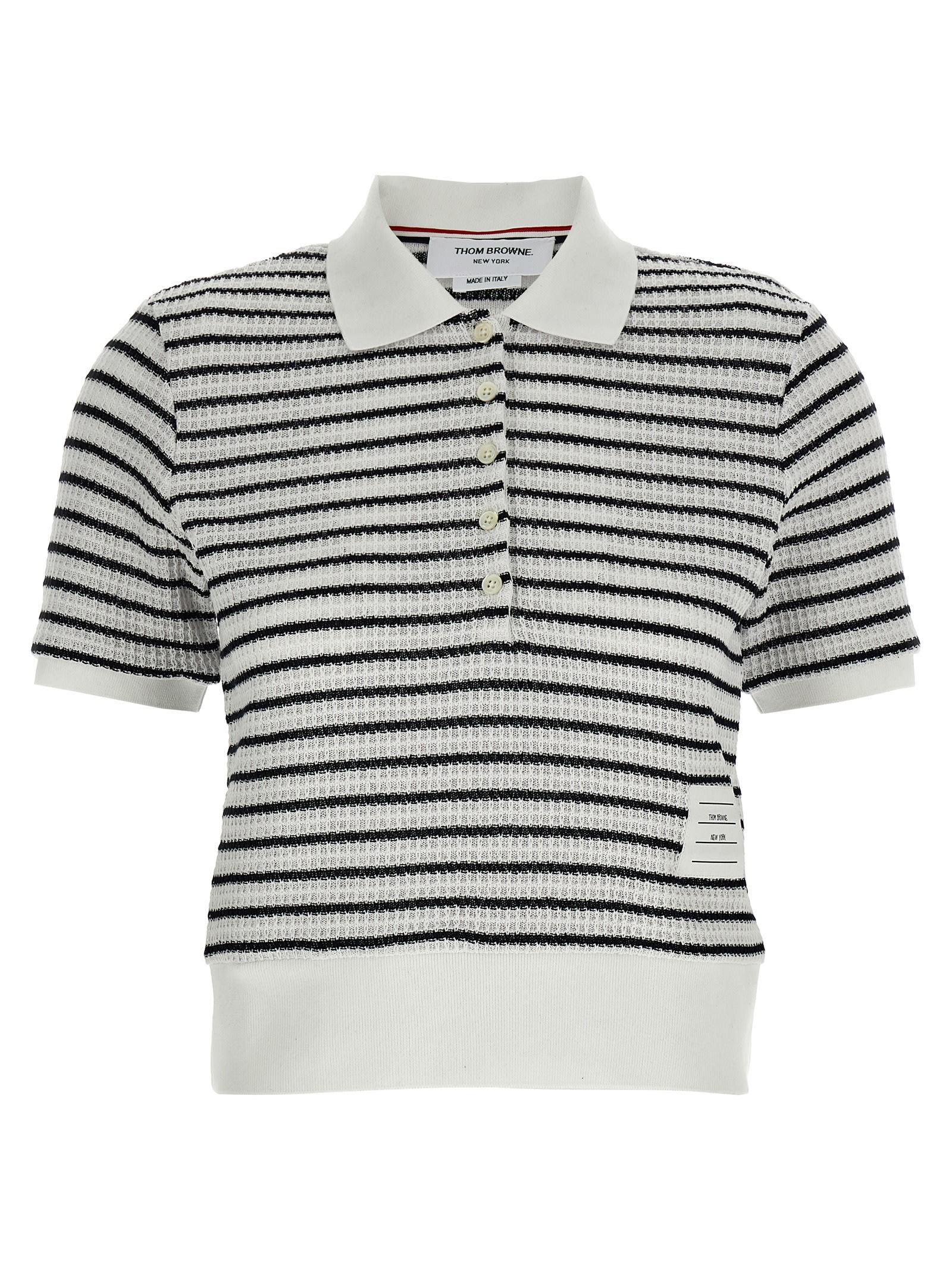 Thom Browne Striped Polo Shirt