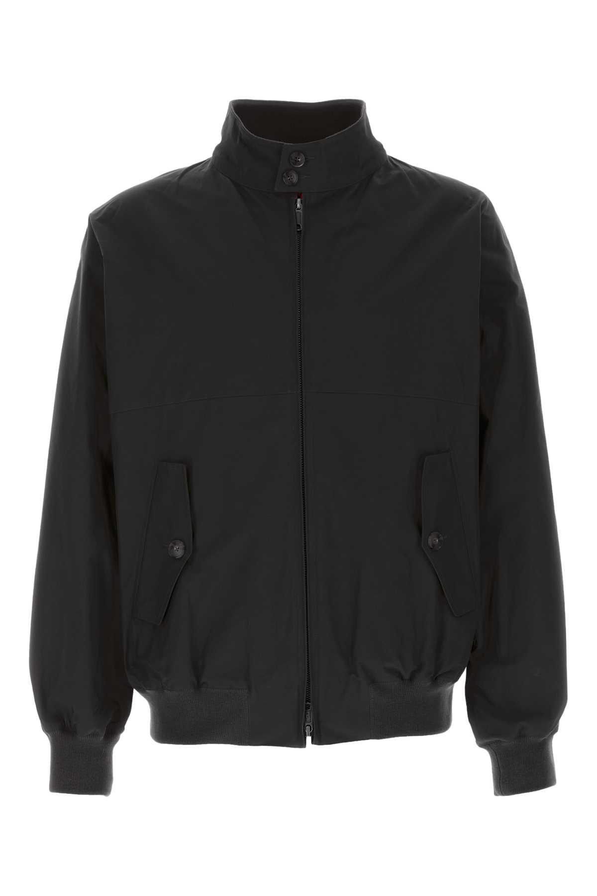 Baracuta Black Polyester Blend Jacket