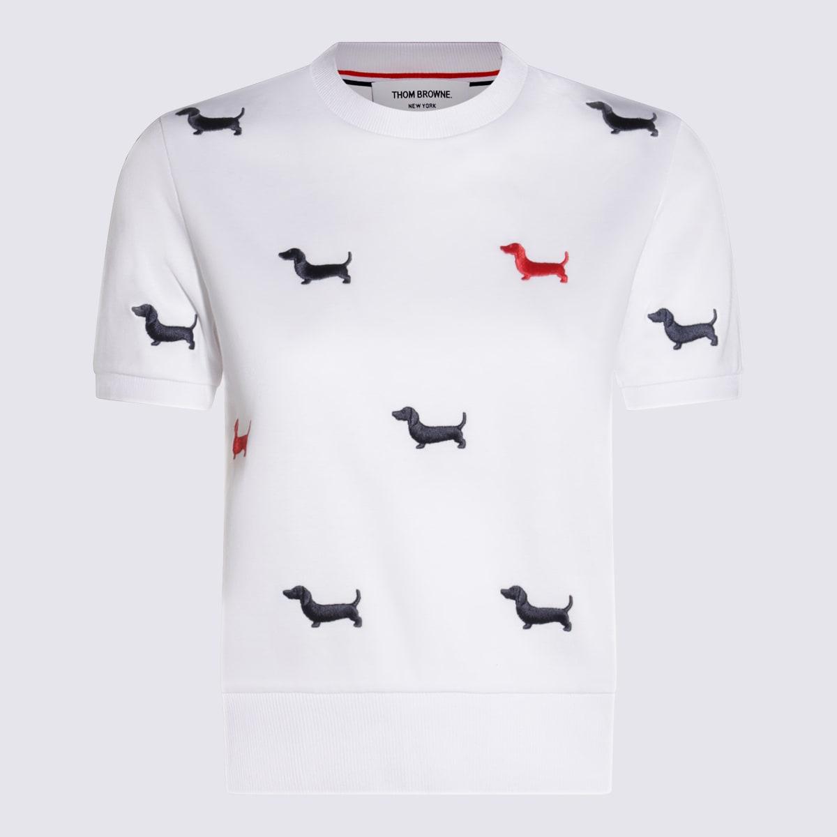 Thom Browne White Cotton T-shirt