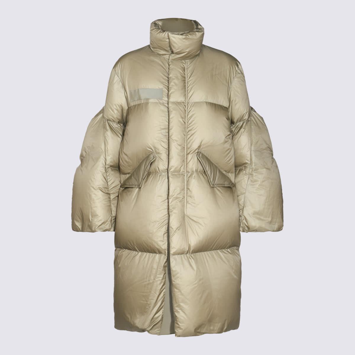 Sacai Khaki Nylon Coat