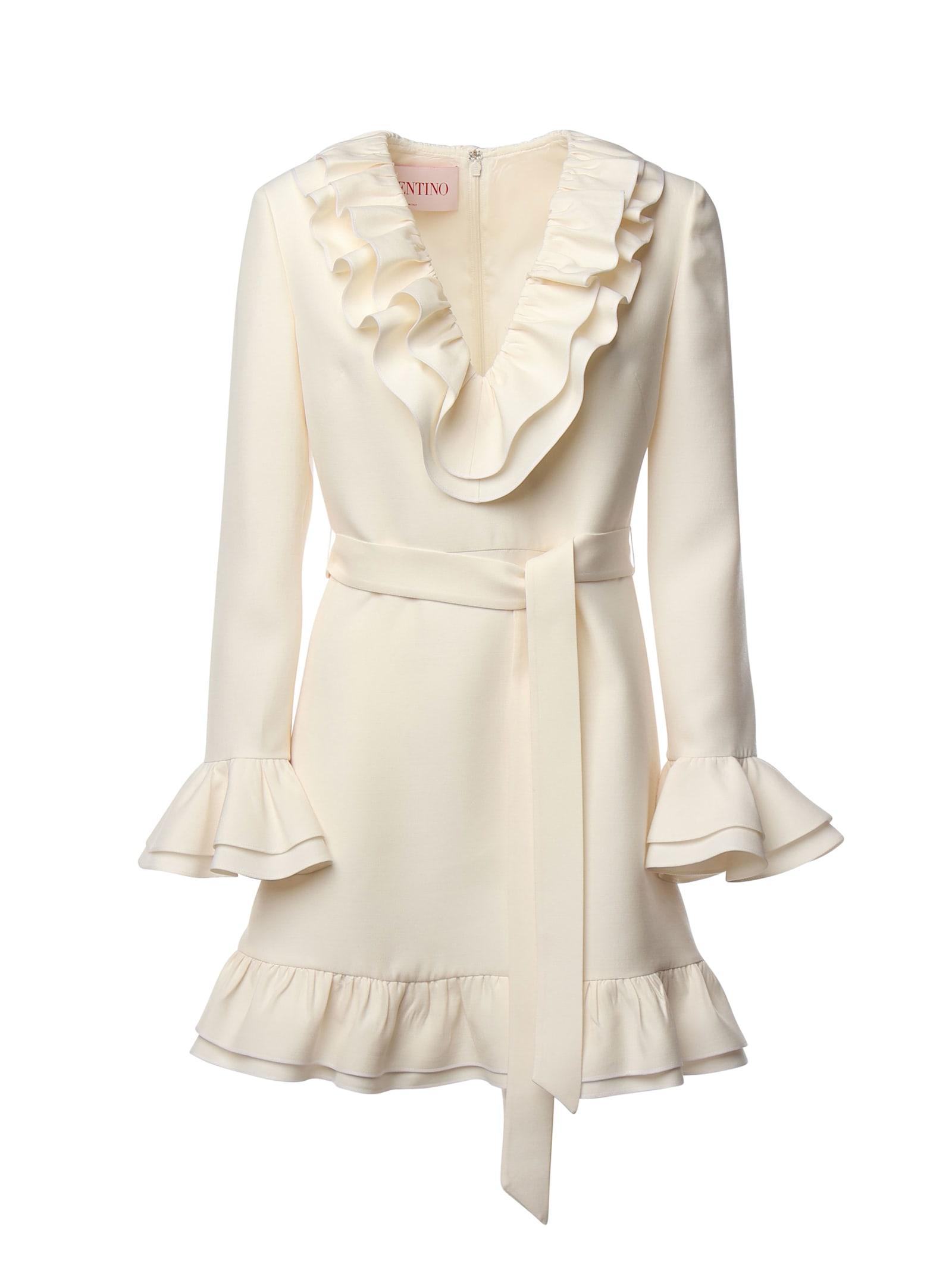 Valentino Garavani Crepe Couture Short Dress