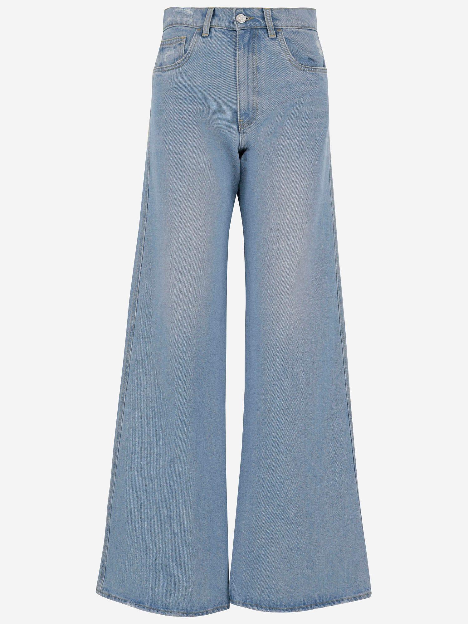 Coperni Cotton Denim Jeans and Strap Jeans
