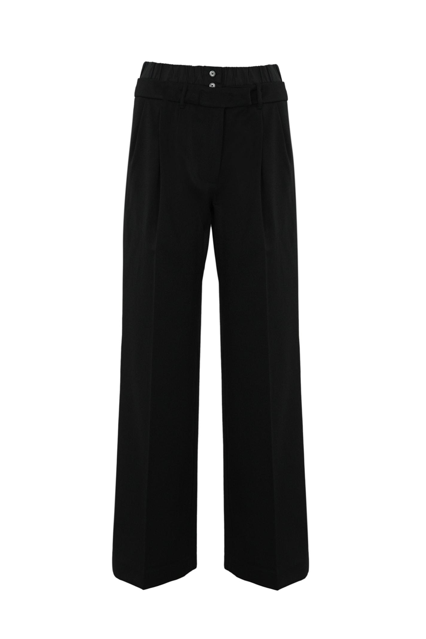 Liviana Conti Double-waisted Wool Trousers