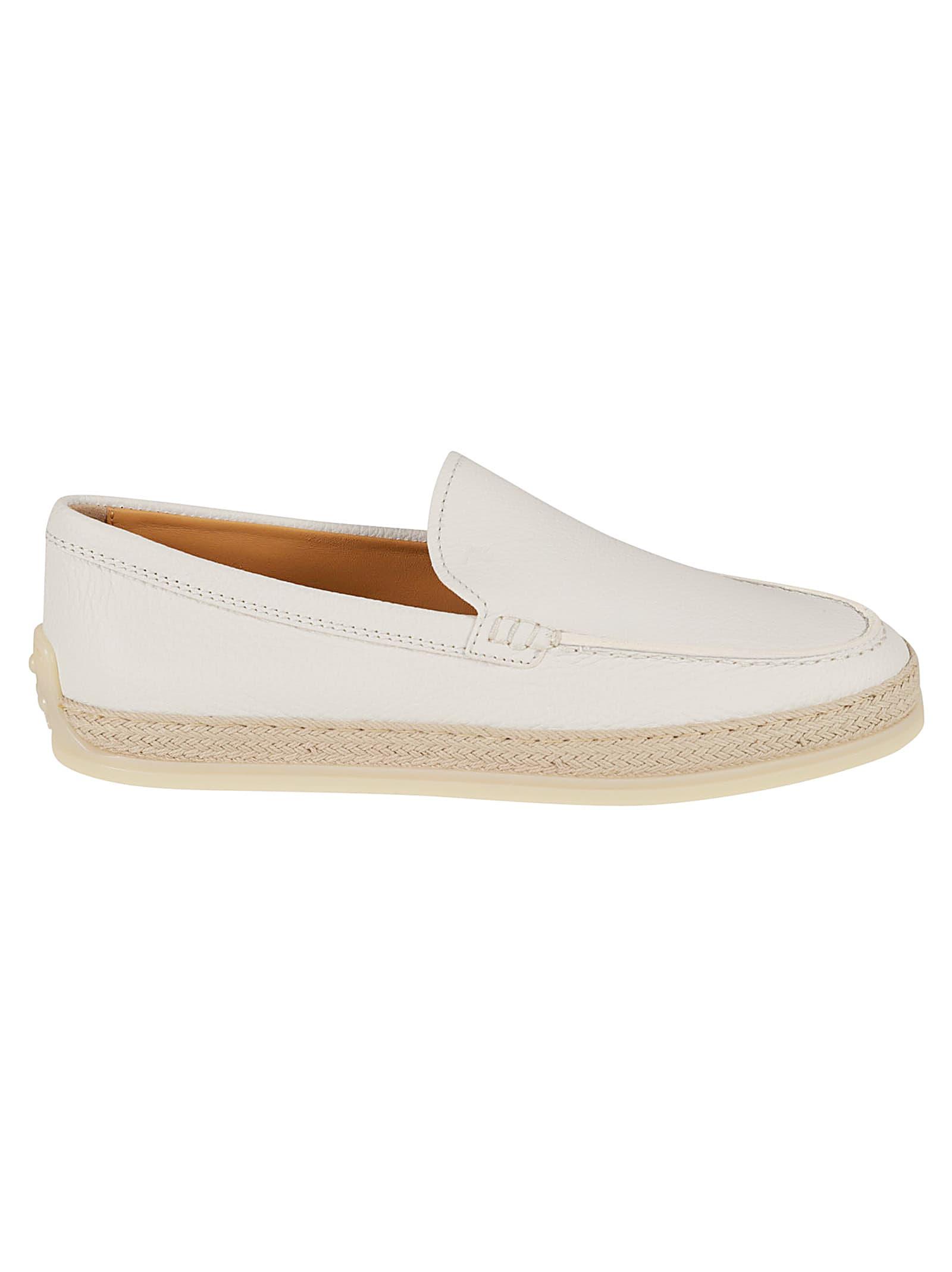 Tod's Women's Leather Moccasins With Outsol Loafer