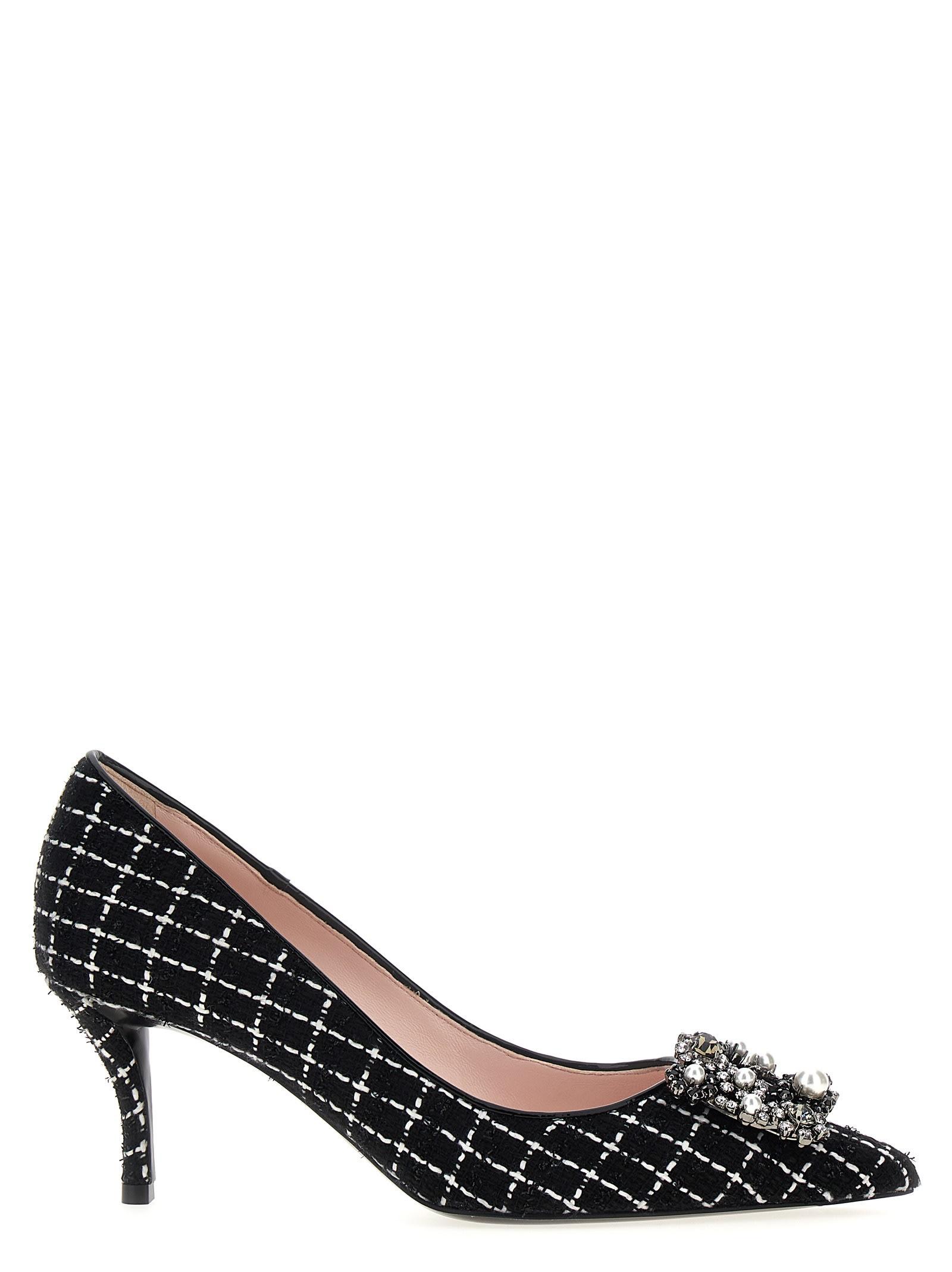 Roger Vivier Flower Strass Pearl Pumps