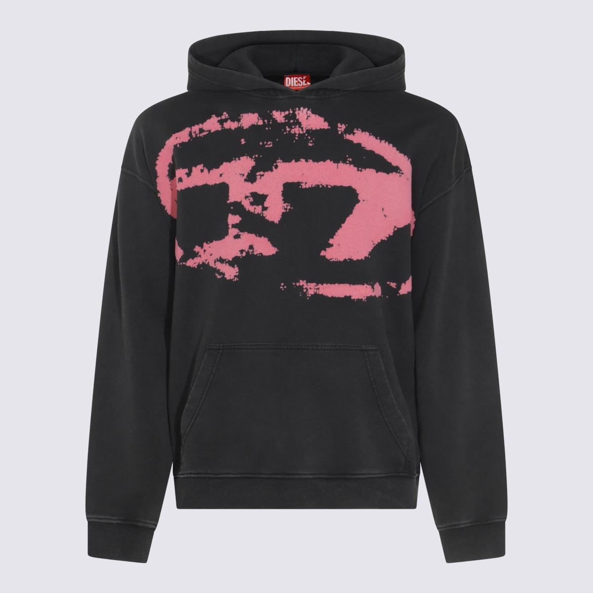 Diesel Black Cotton Sweatshirt